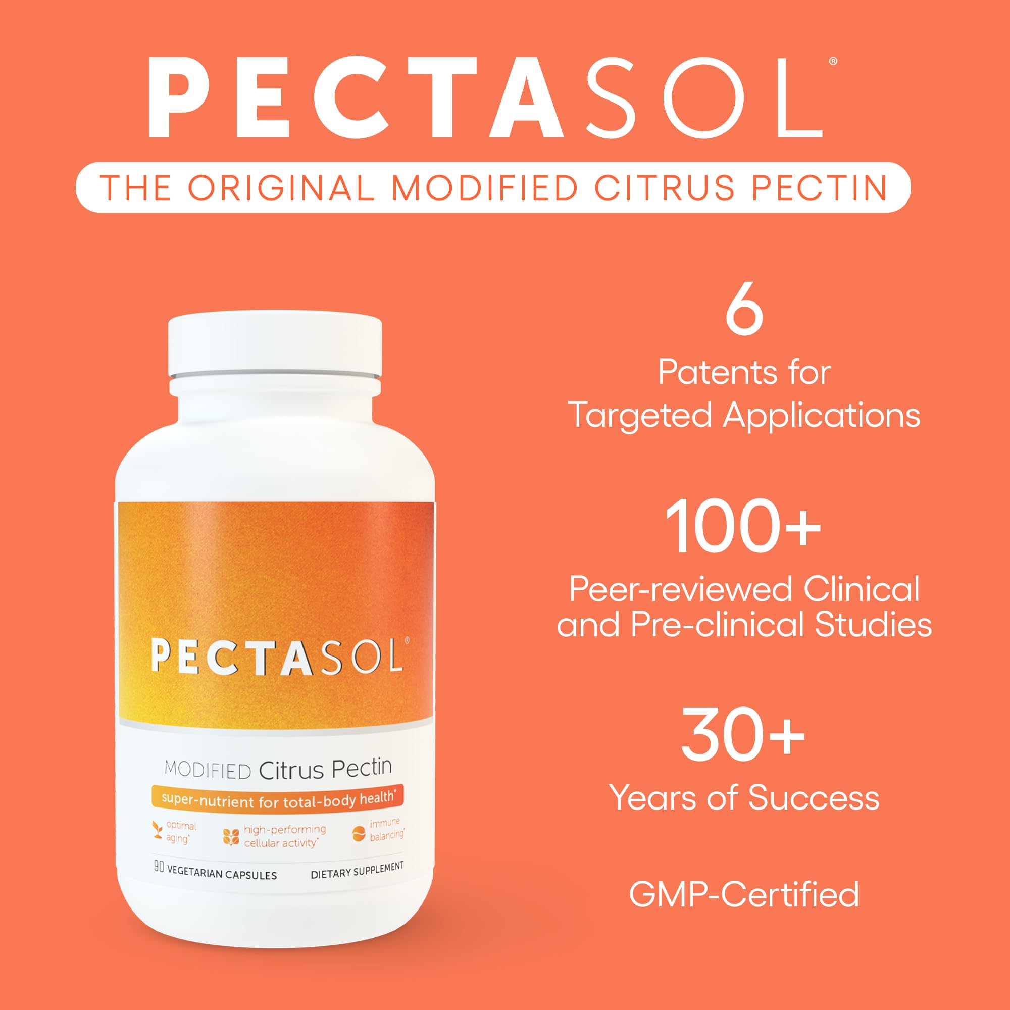 PectaSol Modified Citrus Pectin – 184g Berry Powder – Total-Body Health Supplement to Support the Heart, Immune System, Inflammation Response & Healthy Aging + Maintain Healthy Galectin-3 Levels EcoNugenics uk supplements