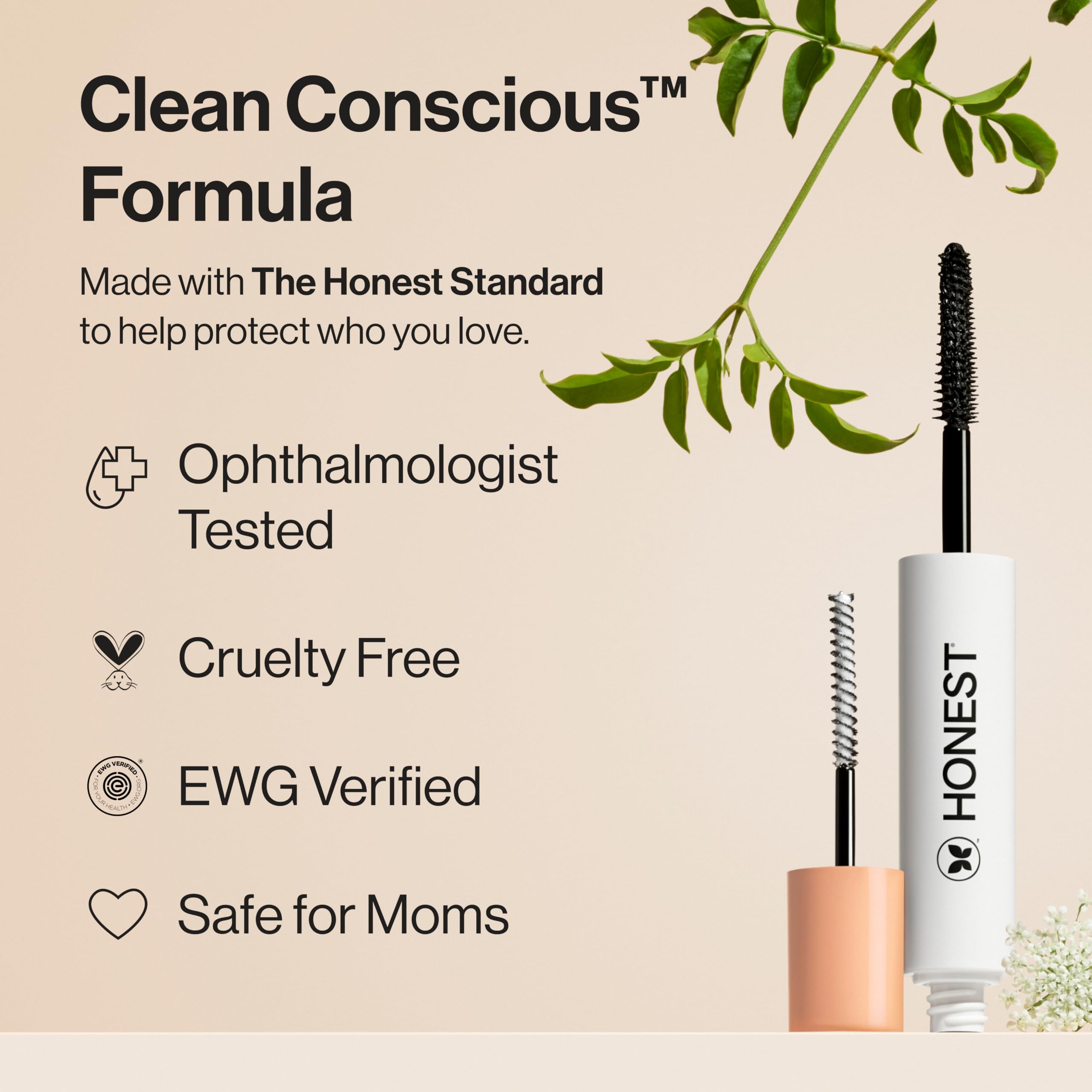 Honest Beauty 2-in-1 Extreme Length Clean Mascara + Lash Primer | Lengthening + Volumizing | Cruelty Free + Safe for Sensitive Eyes | Black, .27 fl oz Honest Beauty uk supplements