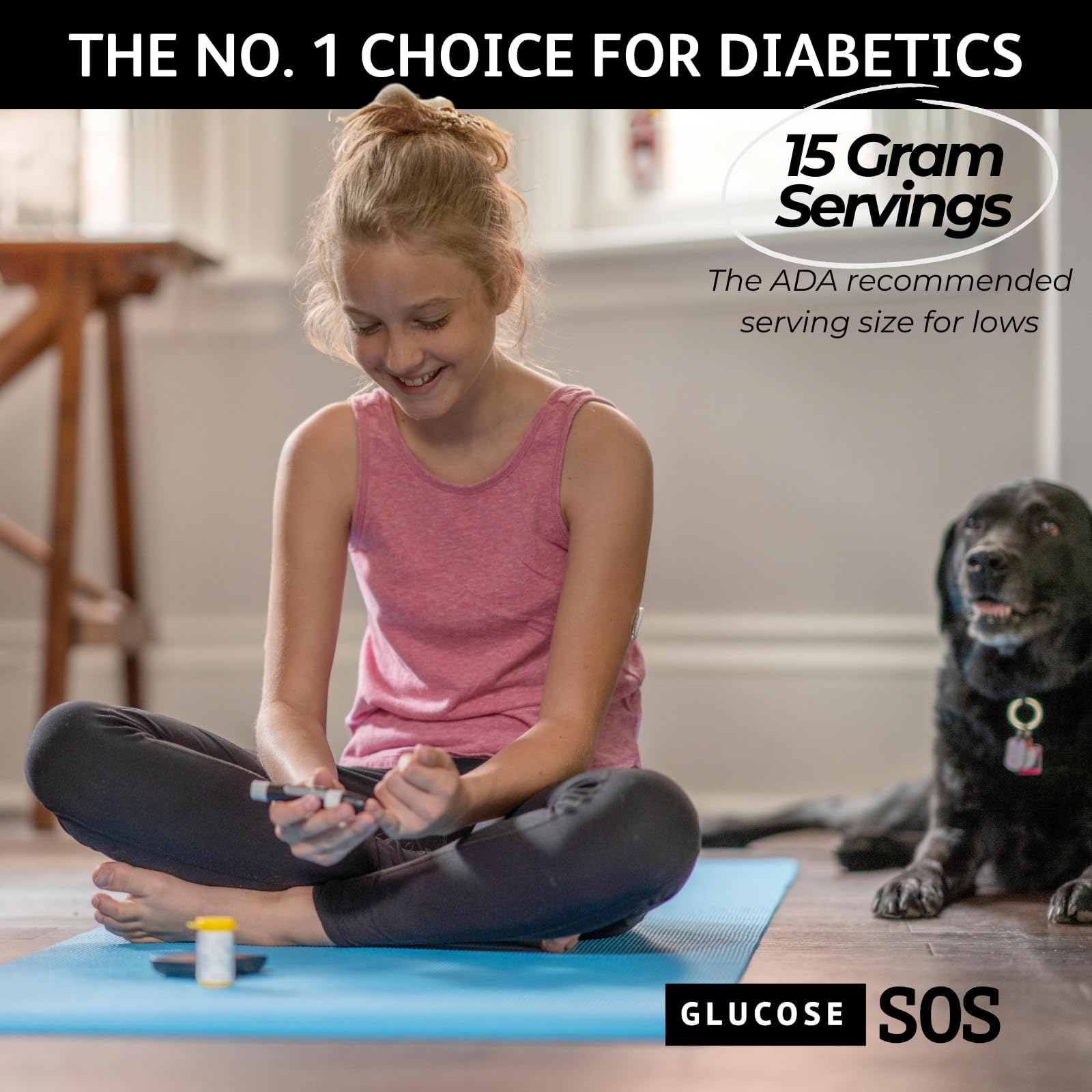 Glucose SOS Glucose Powder Packets with Natural Dextrose, Fast-Absorption That Instantly Dissolves in Your Mouth with No Water Needed, Sweet & Tangy 12 Servings Glucose SOS uk supplements