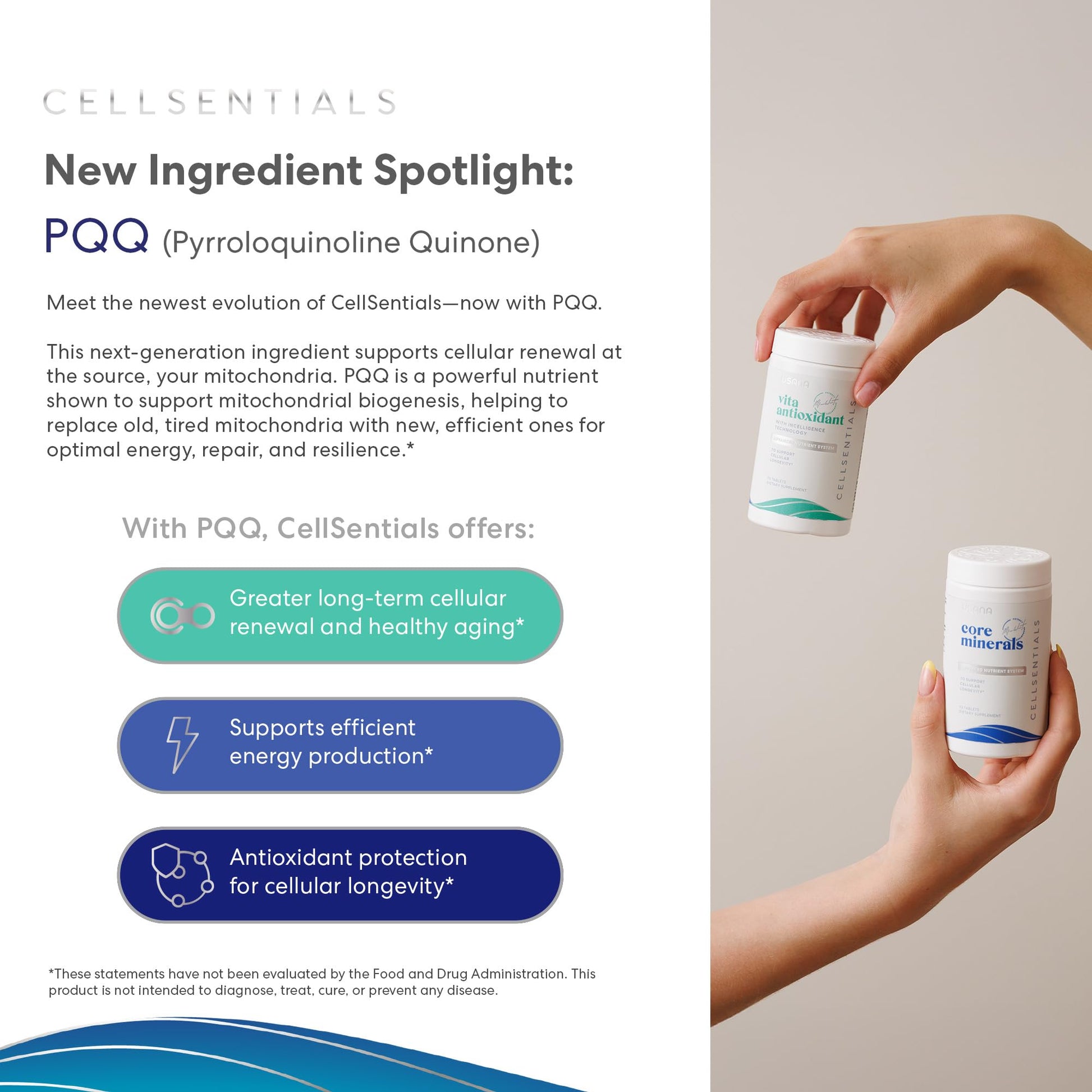 USANA CellSentials - Core Minerals and Vita Antioxidant with InCelligence Technology to Support Total Body Health* - 112 Tablets Per Bottle - 28 Day Supply USANA uk supplements