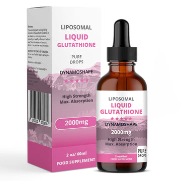 Liposomal Glutathione 2000mg with Vitamin C, Oral Glutathione Liquid, Antioxidant Supplement for Detox, Superior Absorption, Higher Dosage (Pack of 1) baanaas For Babies to Nanas uk supplements