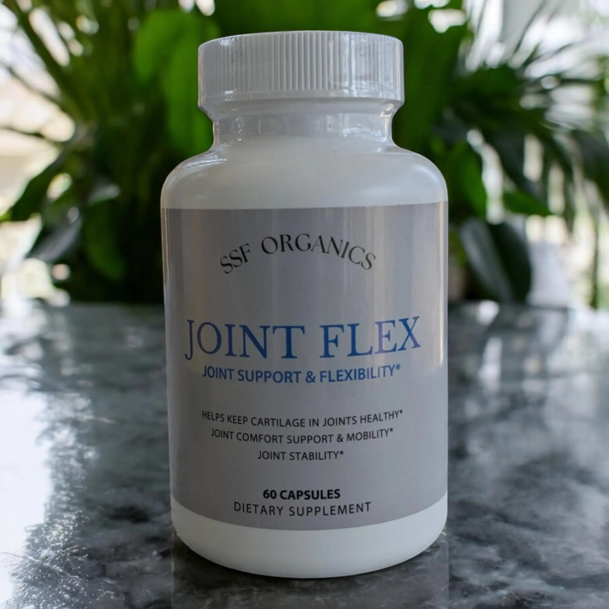 SSF Organics-Joint Flex with Glucosamine Chondroitin Turmeric Msm Boswellia - Joint Support Supplement for Relief 60 Capsules for Bones, Back, Knees, Hands (60 Capsules) Serendipitous Summer Farms uk supplements