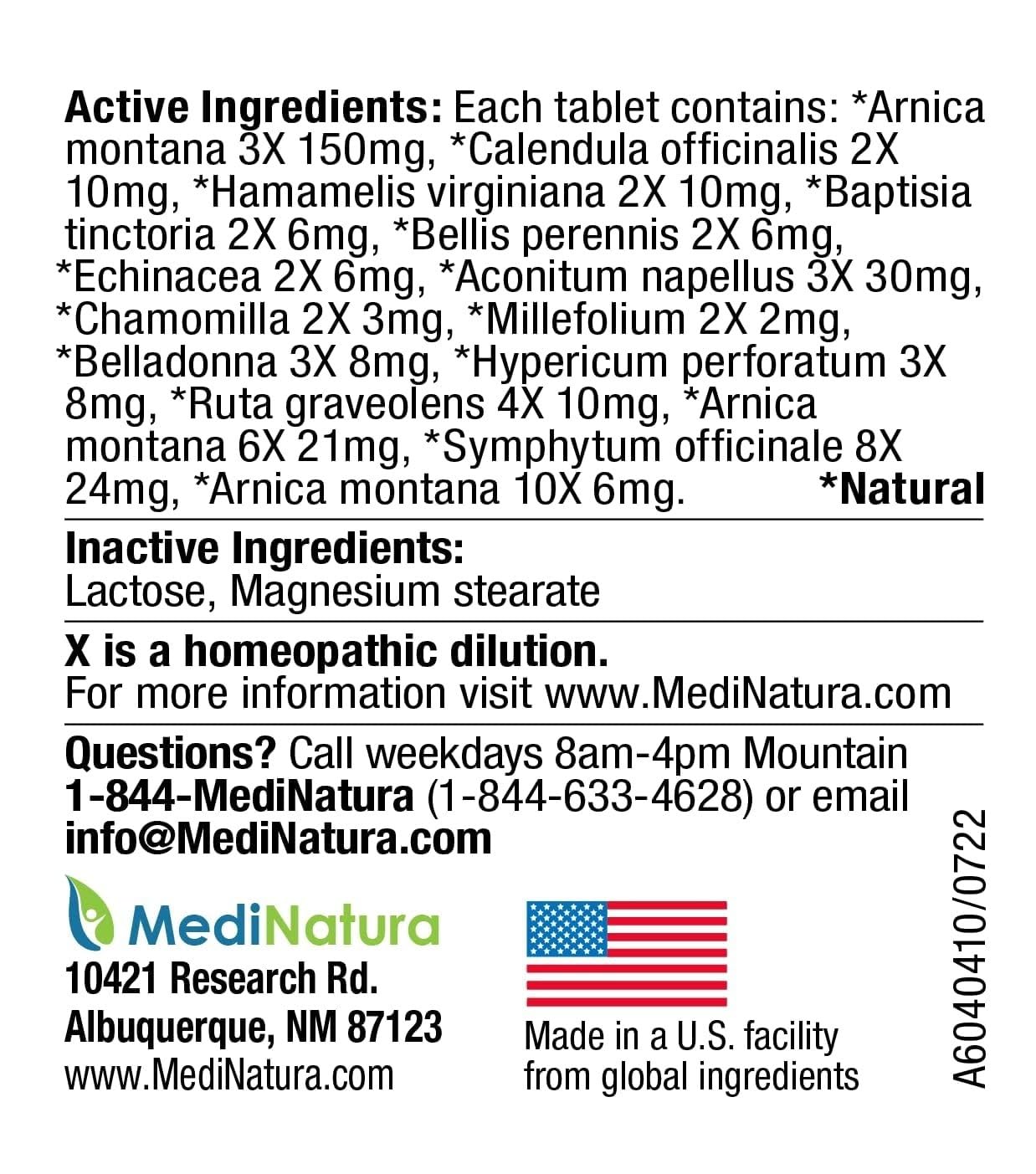 MediNatura Plant-Powered Pet Pain Relief Bundle T-Relief Pet Pain Tablets (90) + T-Relief Pet Arthritis (90) 12 Plant-Based Homeopathic Pain Relievers with Arnica - Support for Muscles, Joints + HIPS MediNatura uk supplements