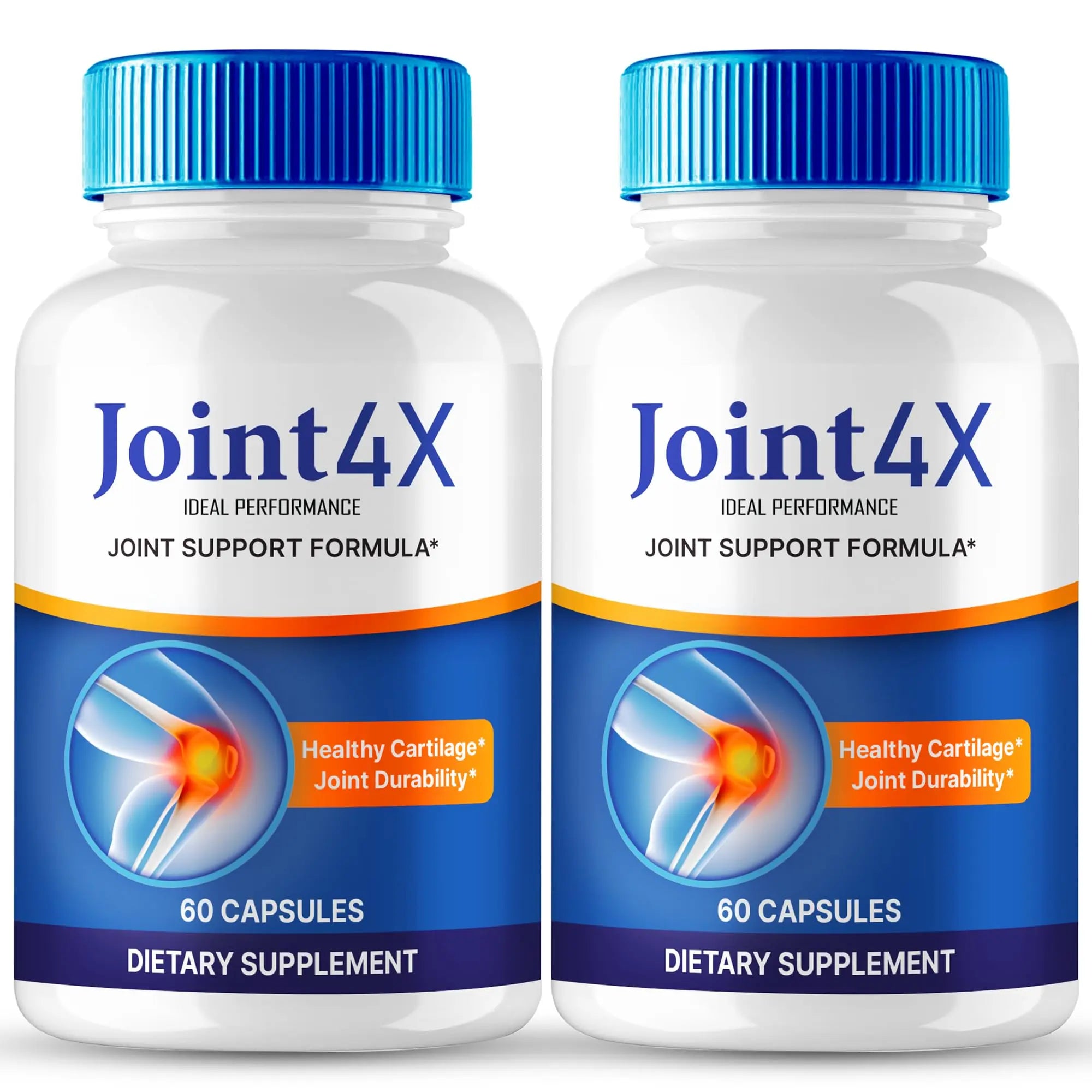 IDEAL PERFORMANCE Joint4X Joint Support Capsules, Official Joint-4X Supplement Pills, All-Natural Formula to Fortify Bones and Bolster Flexibility - Maximum Strength, Joint 4X Pills Reviews (2 Pack) IDEAL PERFORMANCE uk supplements