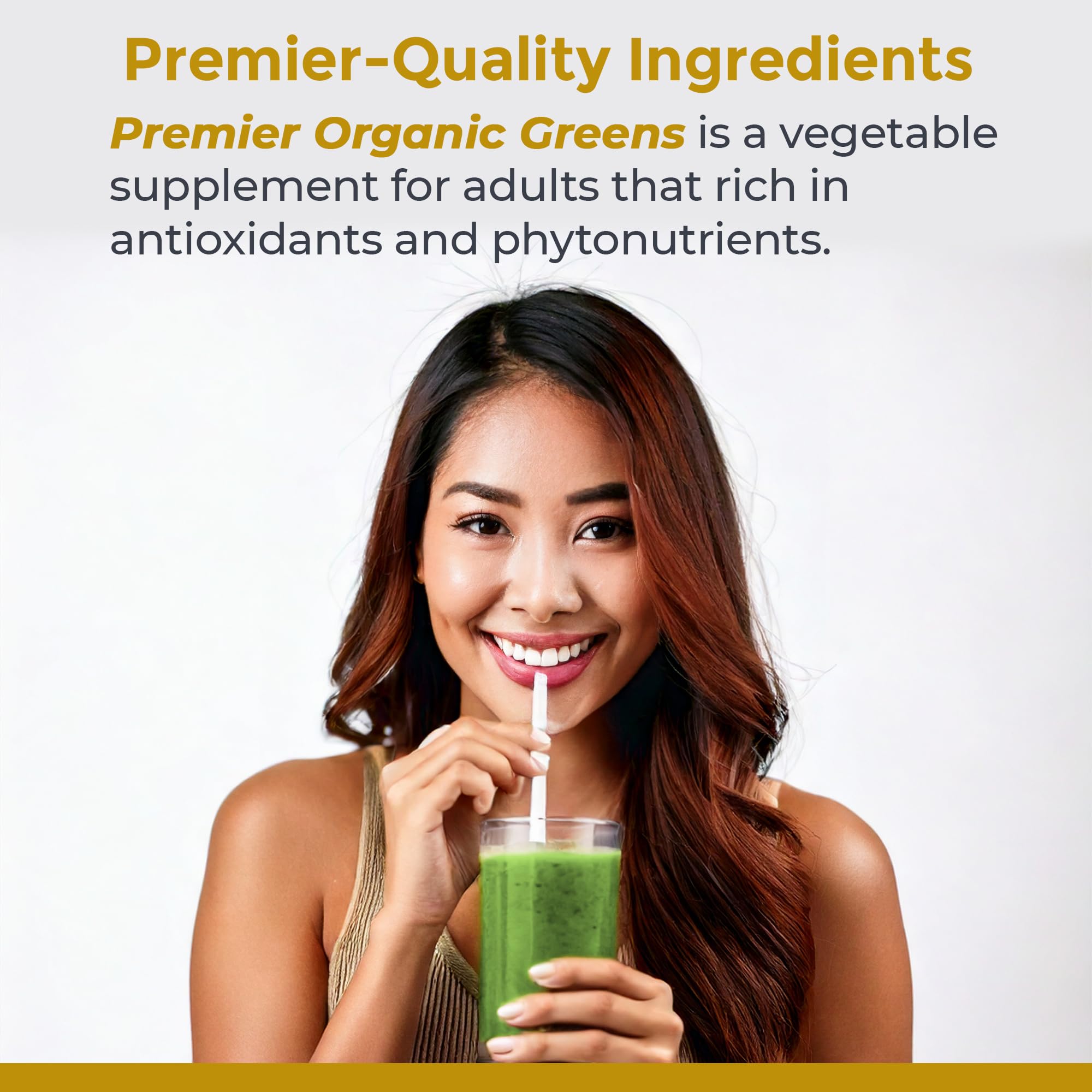 Premier Research Labs Premier Organic Greens - Super Greens Powder, Greens Superfood Powder for Drinks, Green Juice, Nutrition Support, Supergreens for Men & Women, Spinach, Alfalfa, Chlorella - 10 oz Premier Research Labs uk supplements