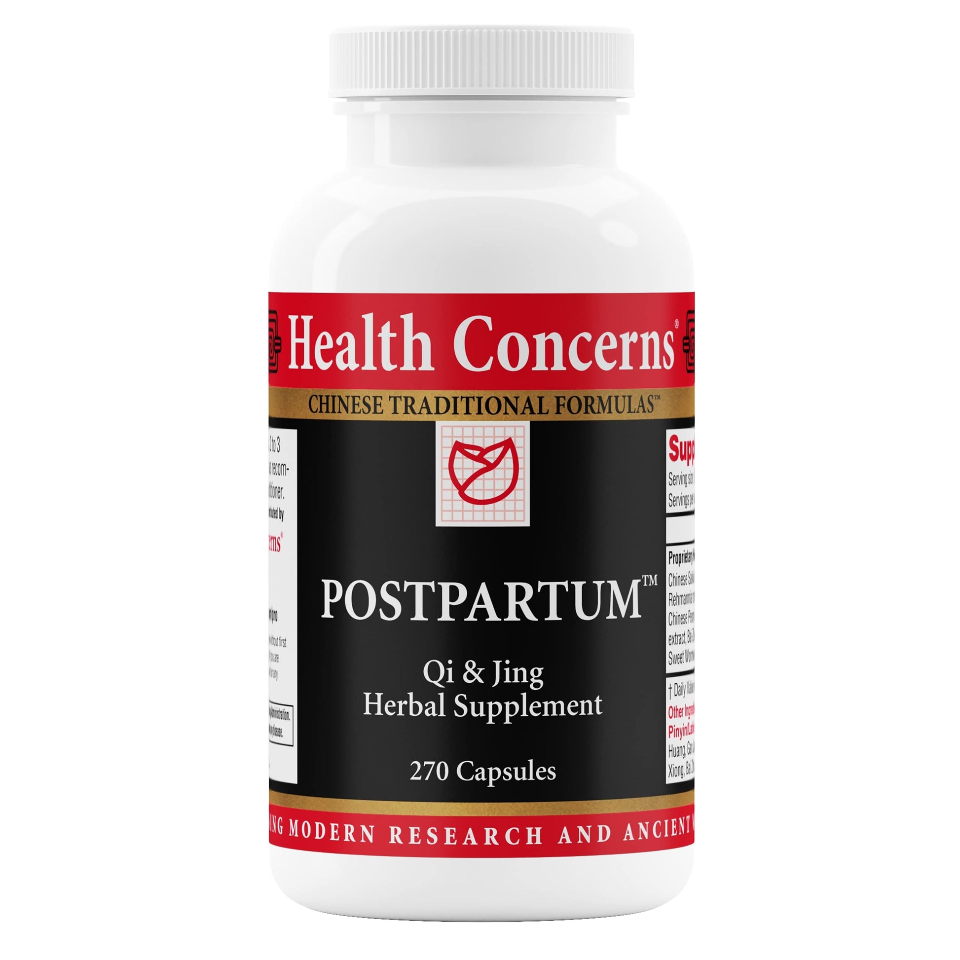 Health Concerns Postpartum – Recovery Support & Women's Hormonal Balance – Uterine Cleansing – Chinese Herbal Supplement for After Childbirth, Miscarriage or Surgery – 270 Capsules Health Concerns uk supplements