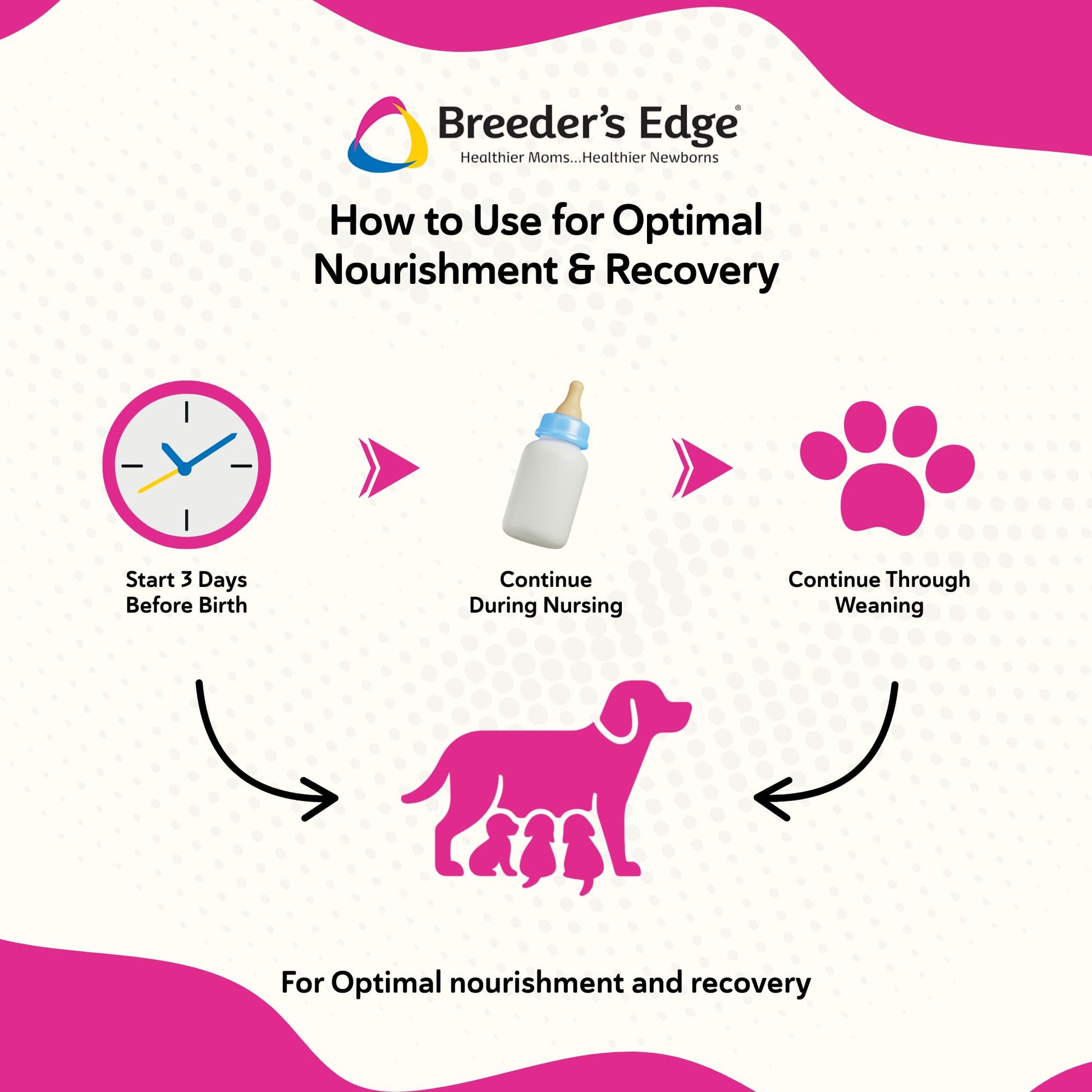 Breeder's Edge Oxy Momma Soft Chews, Postnatal Vitamin Supplement for Lactating Dogs and Cats, Supports Recovery, Hormones, and Next Pregnancy - for Small Dogs & Cats, 40ct Soft Chews Revival Animal Health uk supplements
