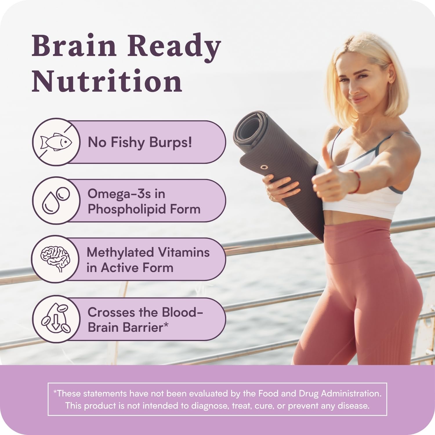 Accentrate110 - Focus Supplement - Methylated Vitamin B Complex with Omega 3 Fatty Acid Supplement - L-Methylfolate, Vitamin B12, P-5-P, Riboflavin, VIT D, – 60 Softgels (1 Month Supply) Accentrate uk supplements