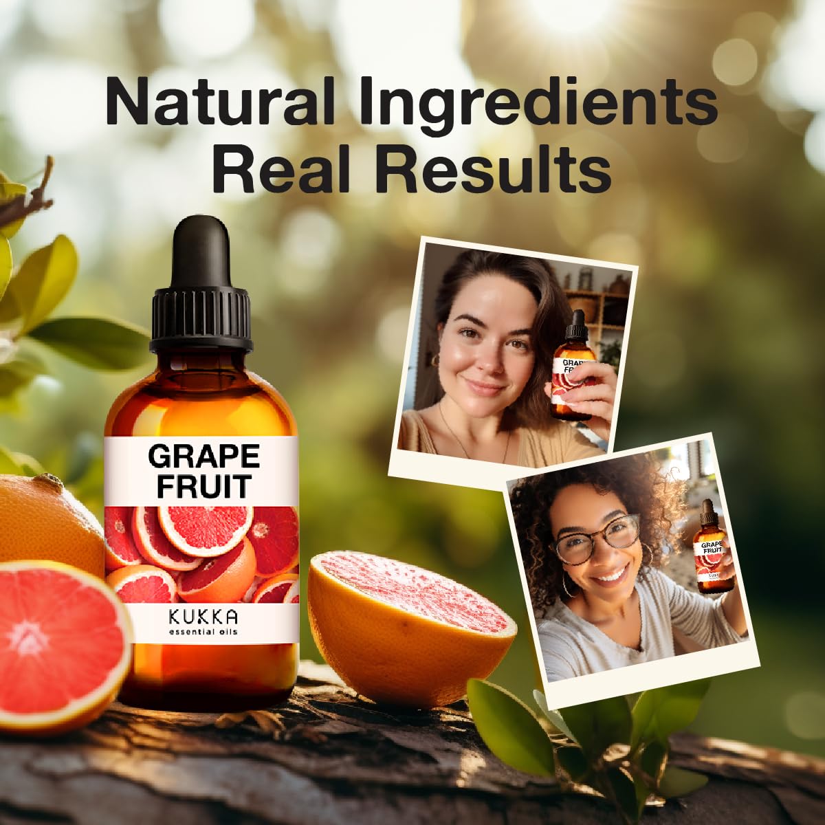 Kukka Grapefruit Essential Oil for Diffuser - 100% Natural Grapefruit Essential Oil for Skin KUKKA essential oils uk supplements