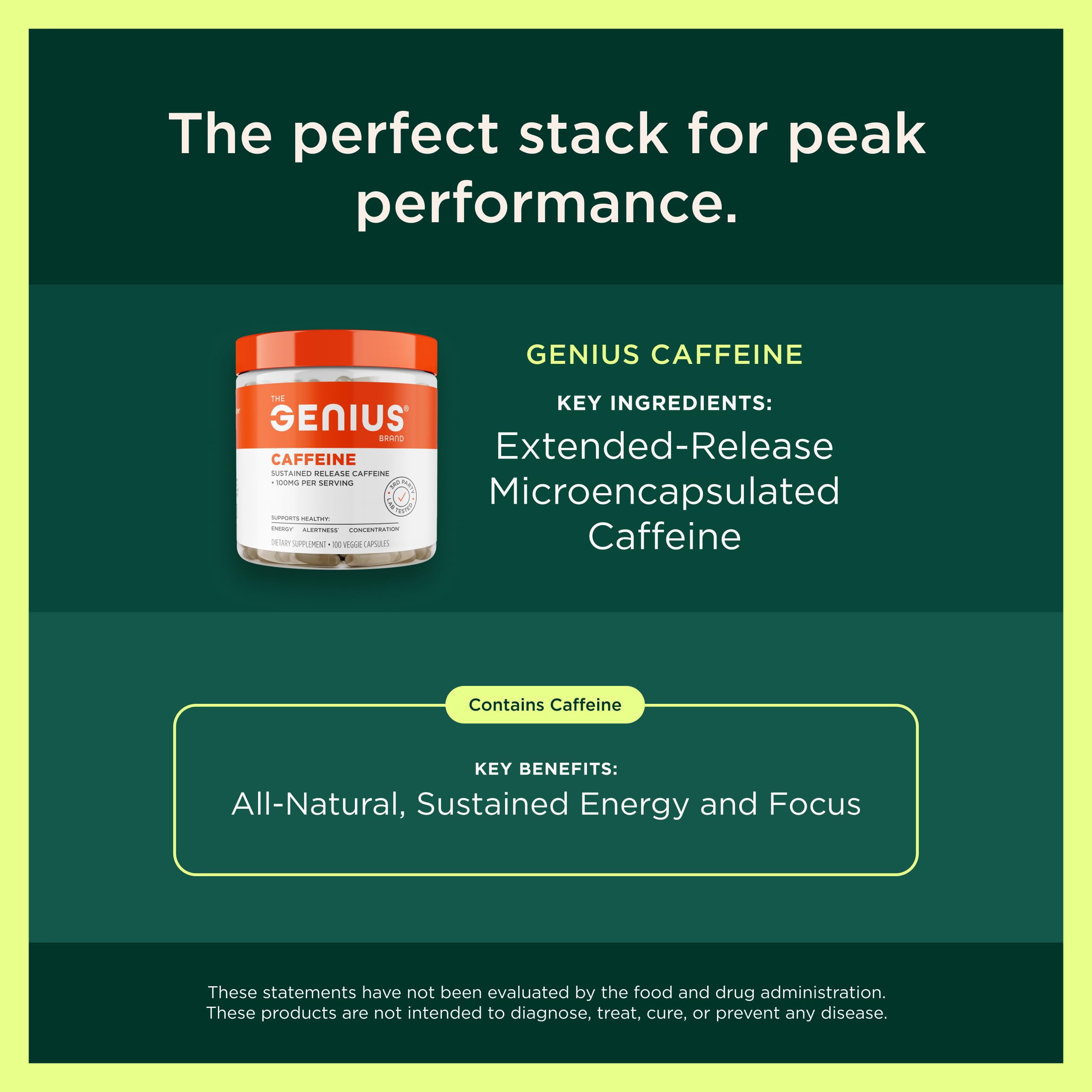 Genius Thermogenic Fat Burner, 60 Diet Veggie Pills - Weight Loss & Metabolism Supplement, Appetite Suppressant & Energy Booster - Caffeine-Free Nootropic Focus & Brain Boost - Ashwagandha & TeaCrine The Genius Brand uk supplements