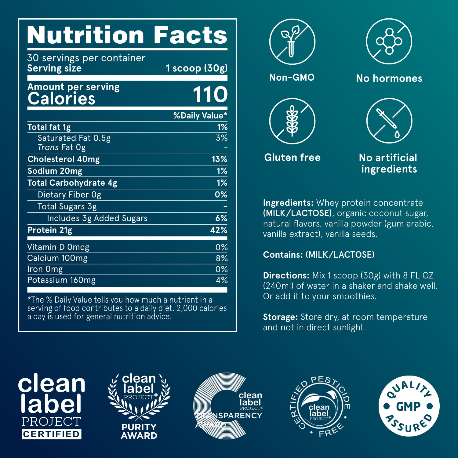 Puori Whey Protein Powder, Bourbon Vanilla - PW1 Pasture-Raised, Grass-Fed Whey Protein Powder Drink Mix containing BCAA Amino Acids - Post-Workout Supplement Puori uk supplements