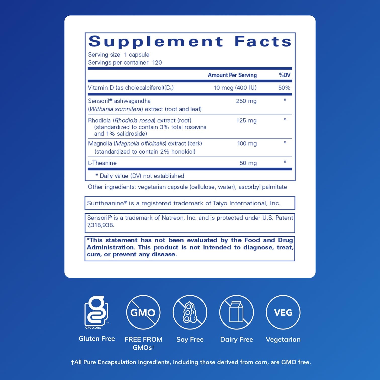 Pure Encapsulations Cortisol Calm - Supports Cortisol Health & Relaxation - Contains Ashwagandha & L-Theanine - Restful Sleep - 120 Capsules Pure Encapsulations uk supplements