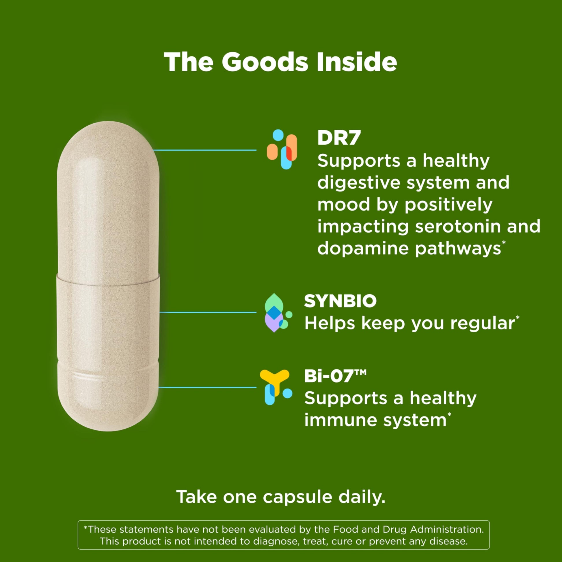 OLLY Big 10 Probiotic, Supports a Healthy Gut Microbiome,* 10 Billion CFUs, 30 Day Supply - 30 Count OLLY uk supplements