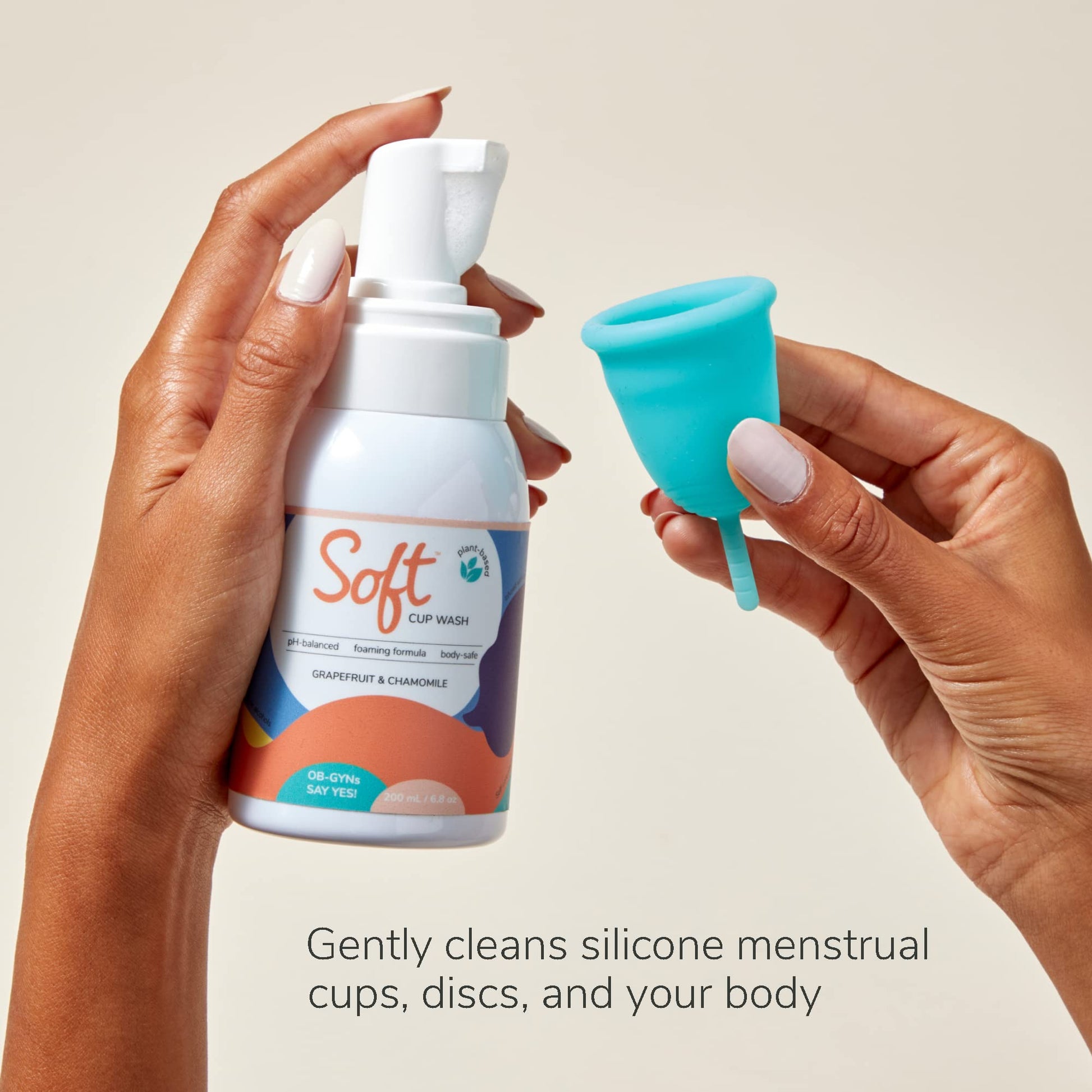 Soft Cup Wash | Menstrual Cup Cleanser for Silicone Period Cups | 6.8 oz | pH-Balanced Softcup uk supplements