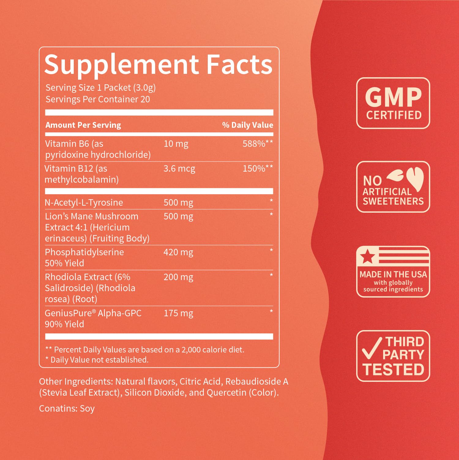 Nello Superfocus Mojito – Nootropic Focus Drink Mix, 20 On-The-Go Packets, Alpha GPC, Lion’s Mane, Rhodiola, Sugar-Free Nello uk supplements
