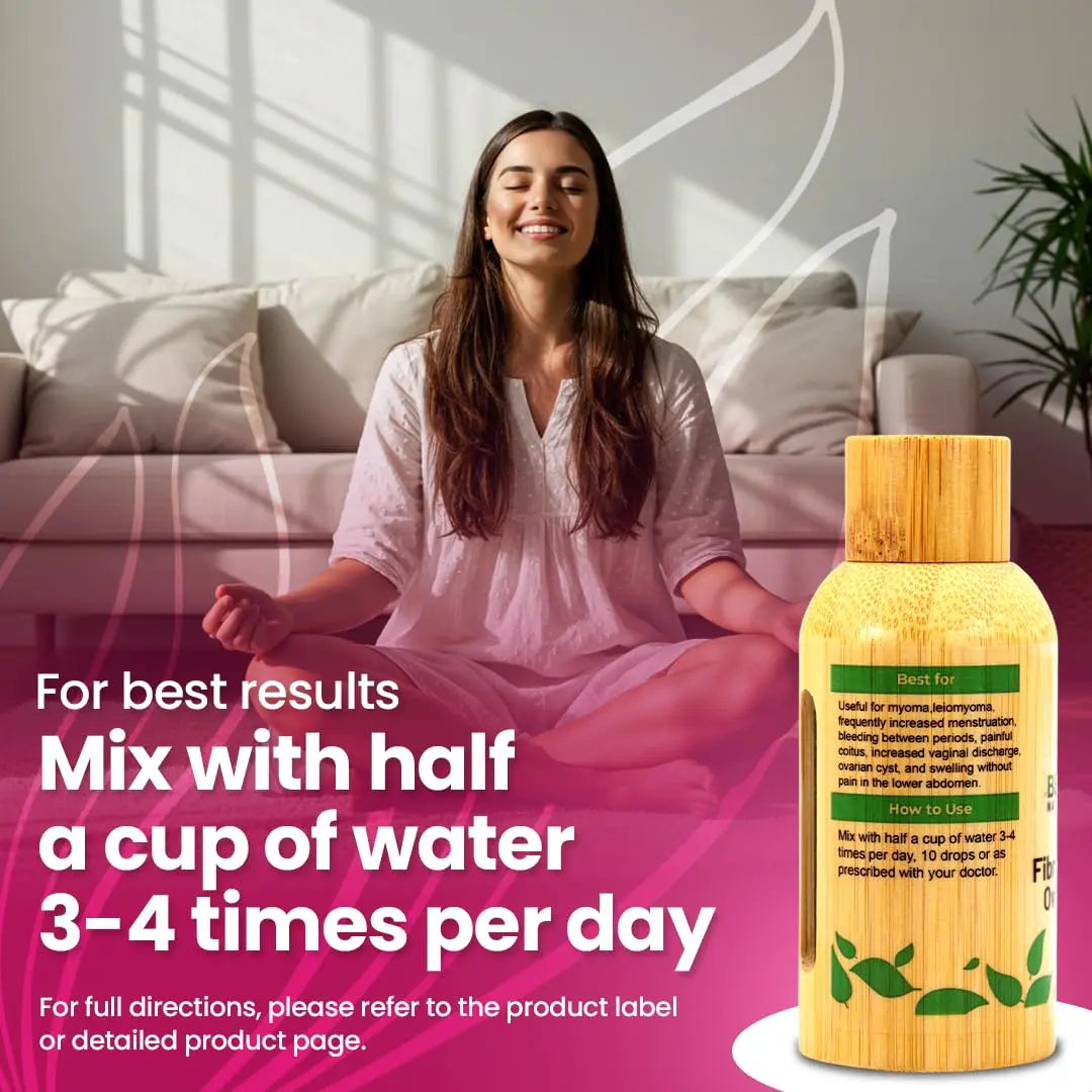 Fibroid Shrink & Ovarian Cysts BM36 - Helps Shrink Fibroids and Ovarian Cysts, Balance Estrogen Levels and Prevent Regrowth, Support for Menstrual Pain and Painful Intercourse, 30 mL Drops | Bestmade Bestmade Naturalproducts.com uk supplements