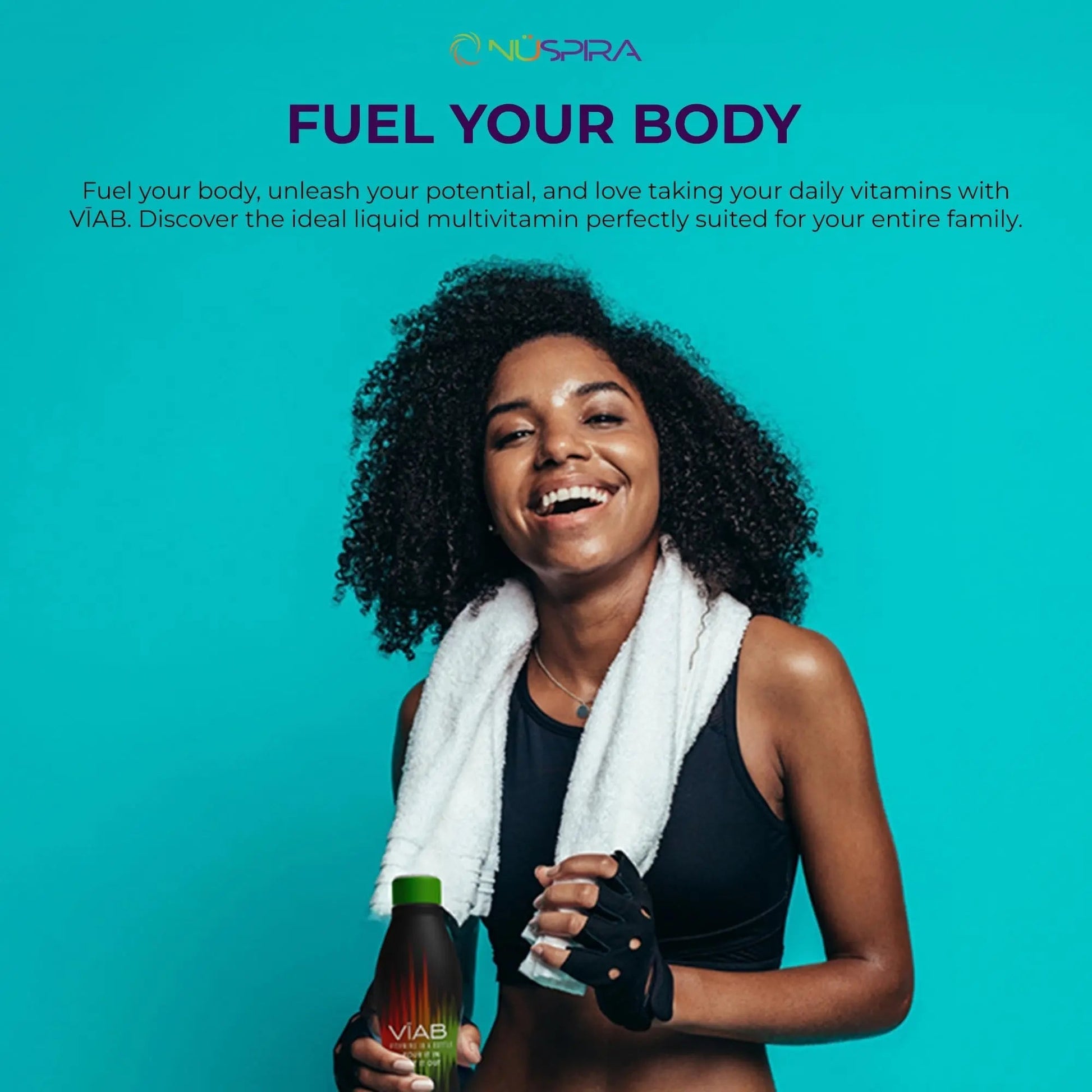NüSpira - VĪAB Liquid Multi-Vitamin - Effortless Wellness for The Whole Family - Potent Blend of Vitamins & Minerals - Smooth Taste - 30oz NuSpira uk supplements