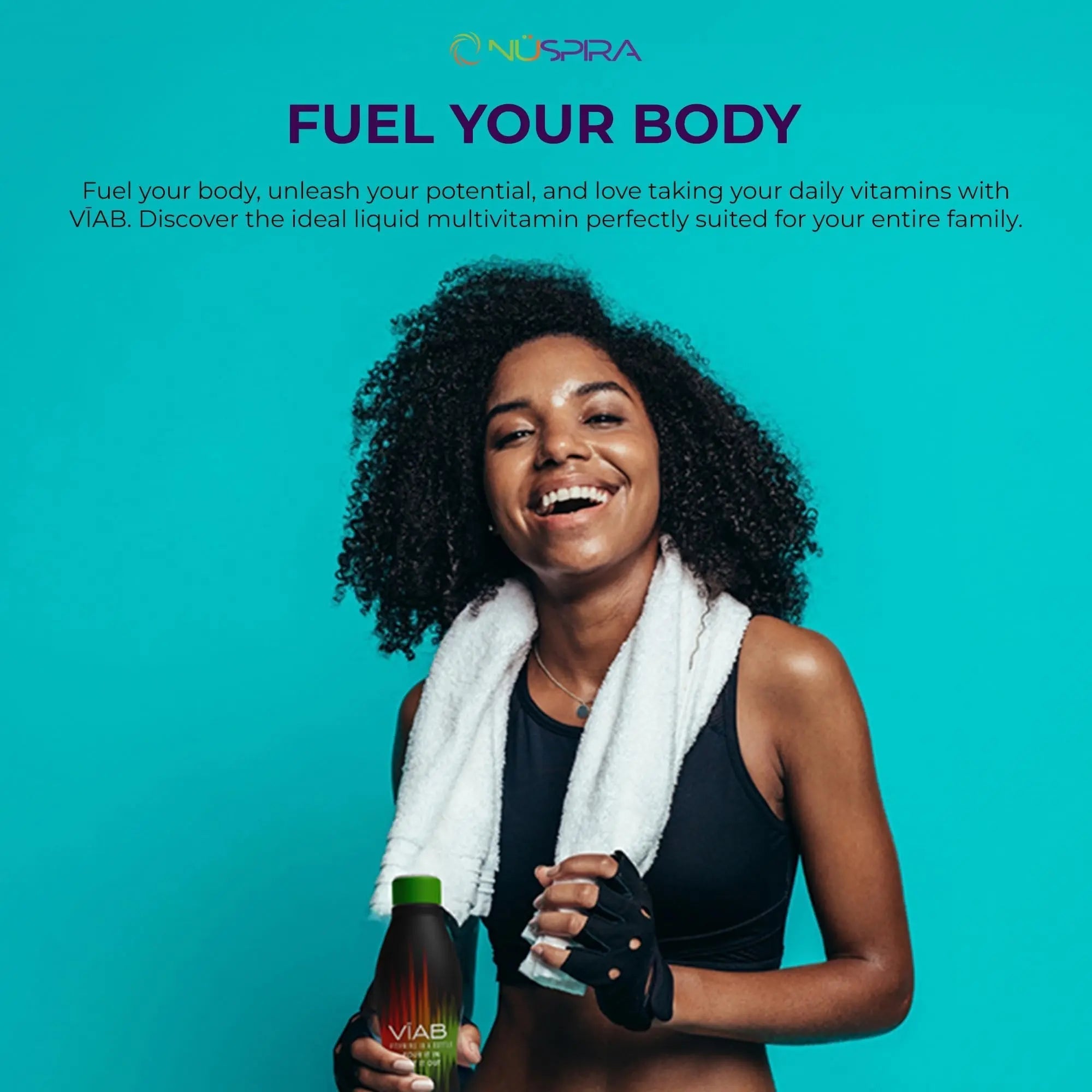 NüSpira - VĪAB Liquid Multi-Vitamin - Effortless Wellness for The Whole Family - Potent Blend of Vitamins & Minerals - Smooth Taste - 30oz NuSpira uk supplements