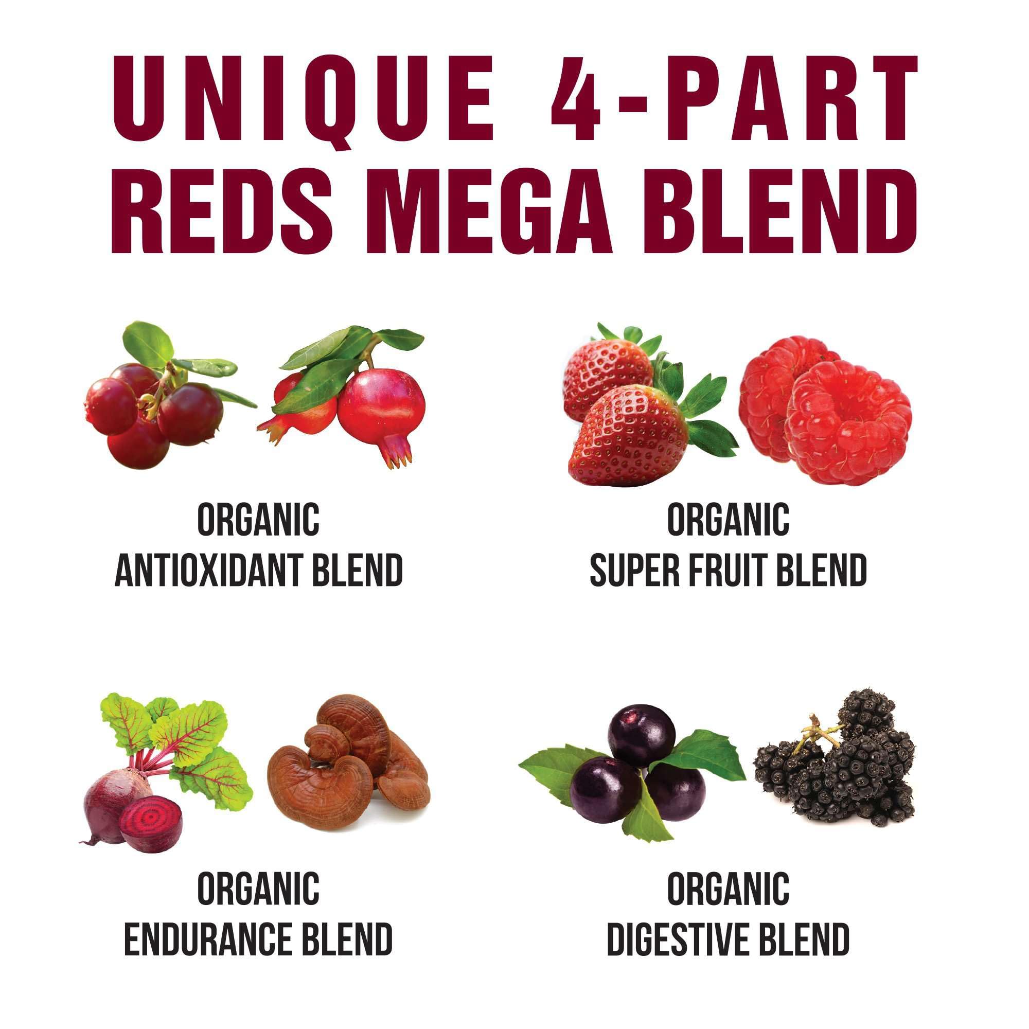 Peak Performance Organic Reds Superfood Powder, Best Tasting Organic Red Juice Super Food w/ 25+ All Natural Ingredients & Polyphenols, Vital for Max Energy and Detox. Raspberry, Elderberry, Beetroot Peak Performance uk supplements