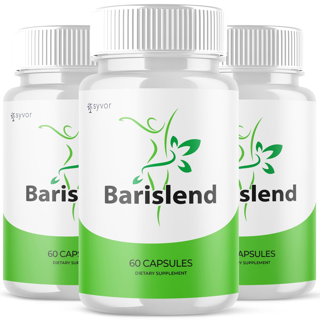 (3 Pack) Barislend Capsules, Official Barislend Pink Salt Pills with All Natural Ingredients, Bari-Slend Advanced Formula Vitamin Pills for Health and Wellness Support for Men and Women (180 Capsules) Syvor uk supplements