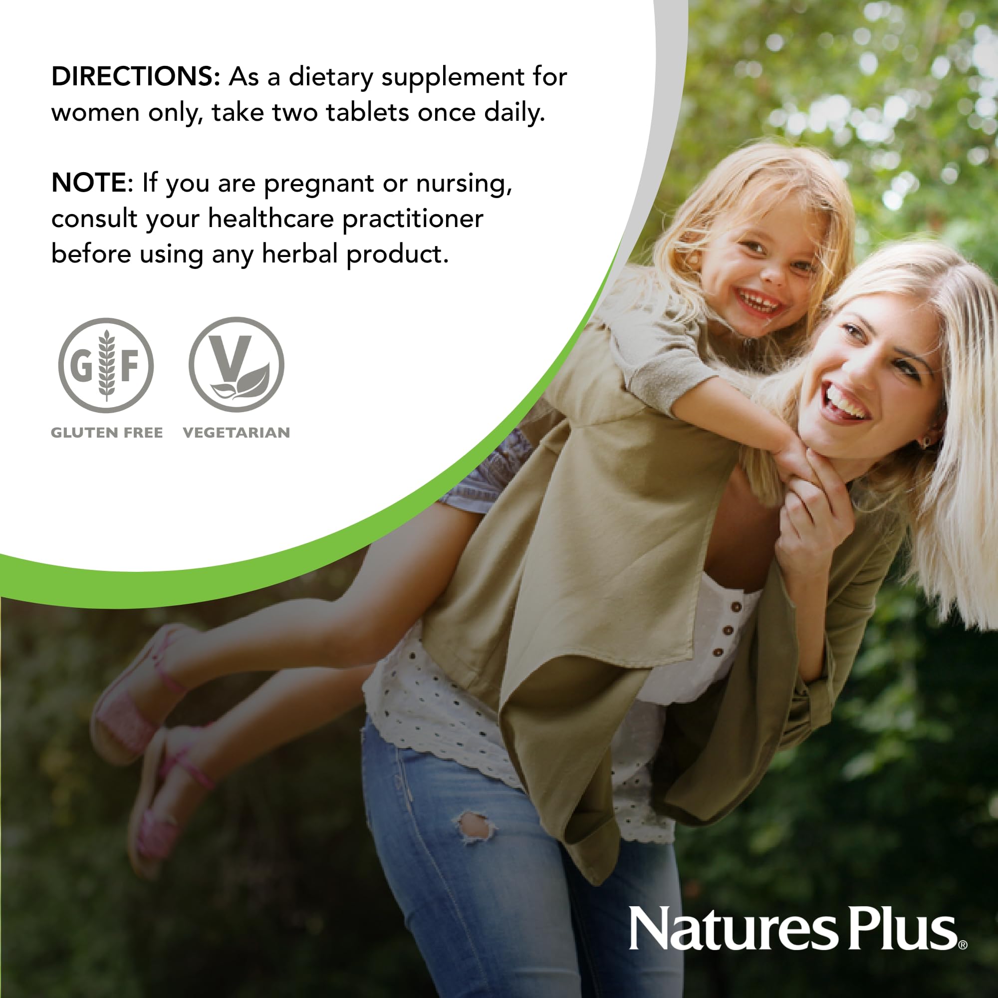 NaturesPlus Source of Life Women - 60 Tablets - Multivitamin & Mineral Supplement - with Iron, Calcium, Folate & Lutein - Gluten Free, Vegetarian - 30 Servings NaturesPlus uk supplements