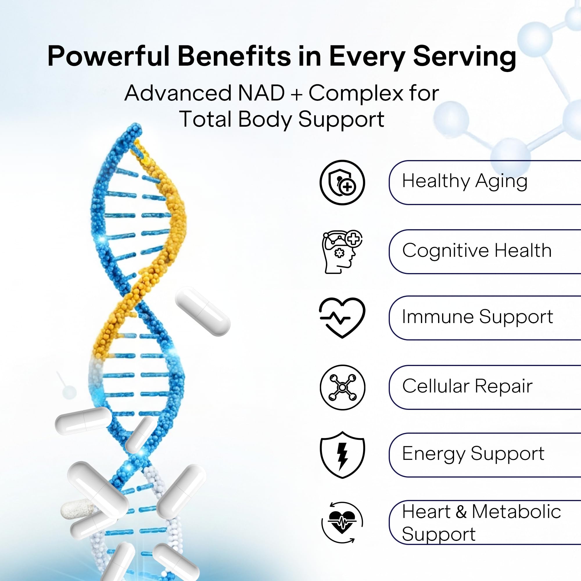 Liposomal NAD+ Supplement with Resveratrol - Nicotinamide Riboside 1000 Mg - NAD Supplements for Women & Men - NMN Supplement Alternative - Advanced NAD Resveratrol for Cellular Energy - 120 Capsules Pharmlitalia uk supplements