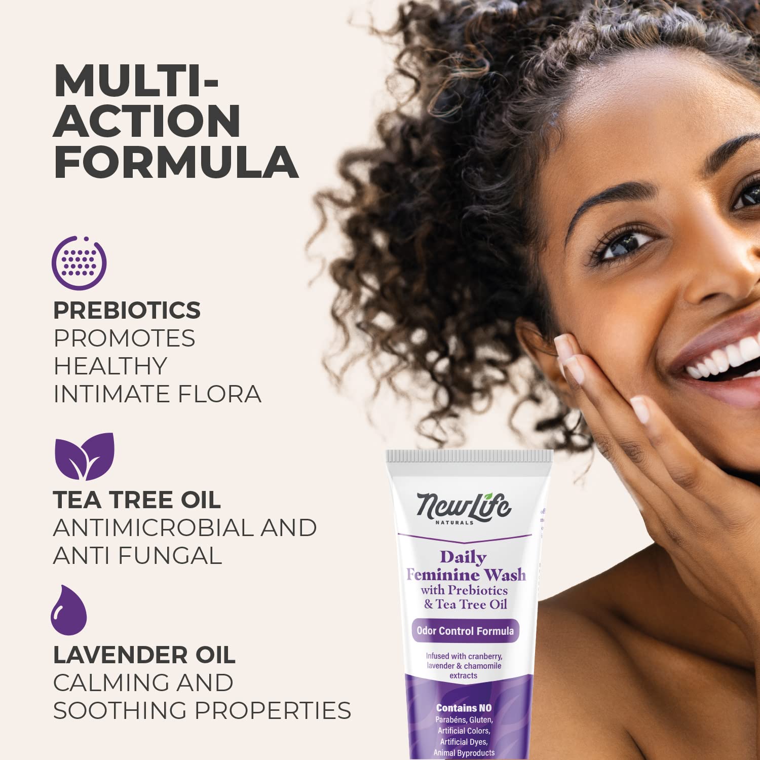NewLife Naturals Daily Feminine Wash for pH Balance and Odor Control for Feminine Hygiene Intimate Wash NewLife Naturals uk supplements