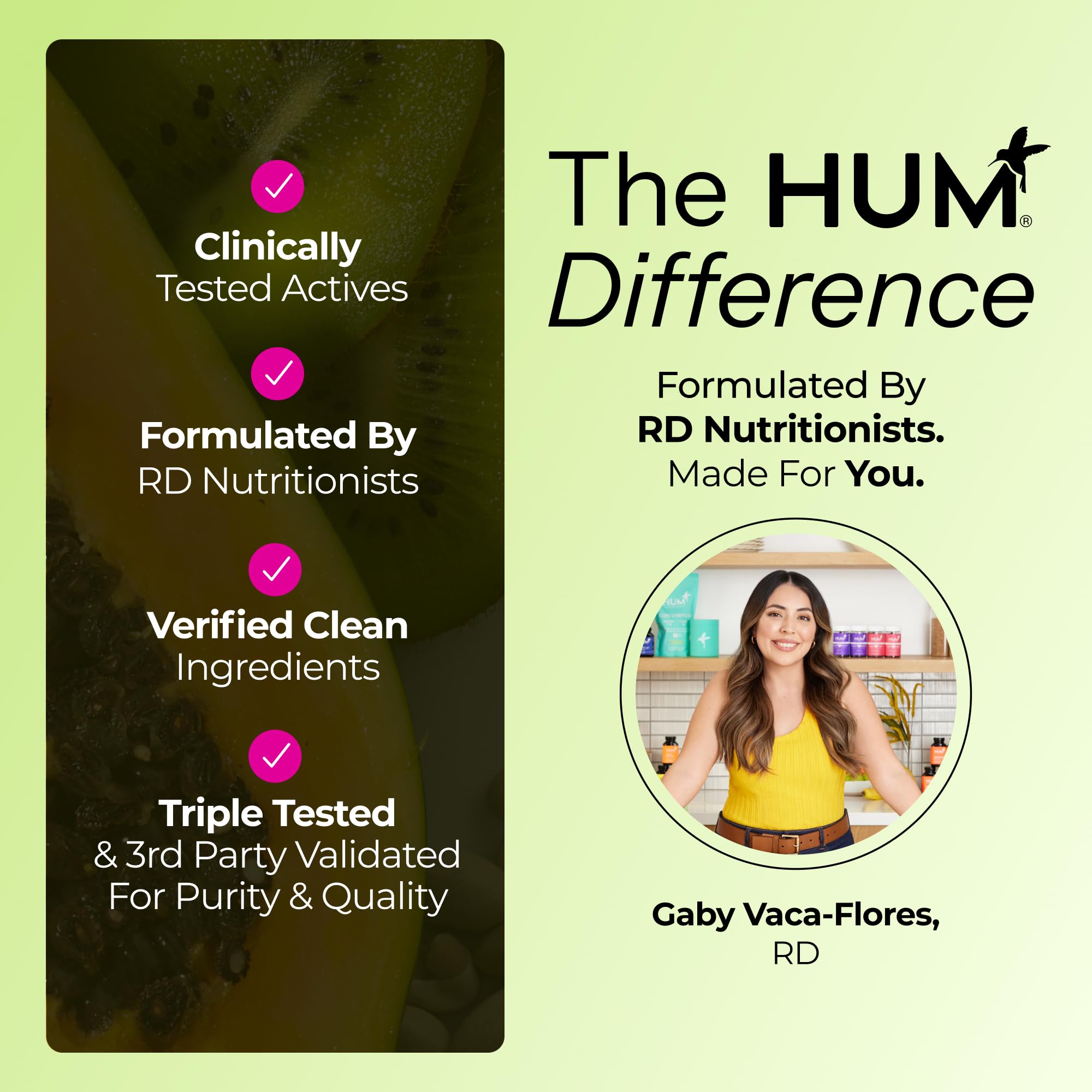 HUM Flatter Me Fiber Supplement for Women & Men, Prebiotics & Digestive Enzymes to Support Weight & Bloating, Digestive & Gut Health, Fiber Powder Drink Mix, Strawberry Lemon - 10 Servings HUM uk supplements