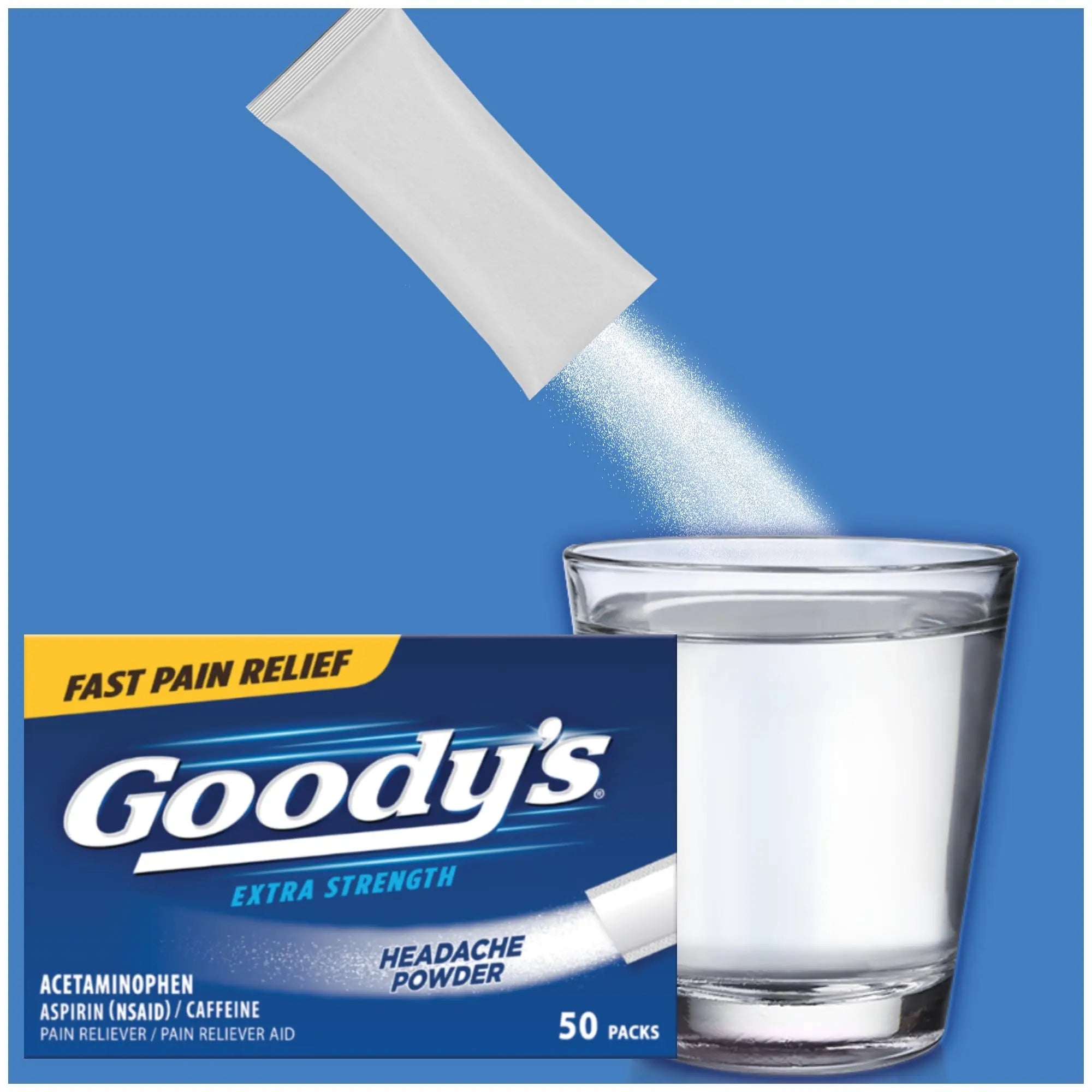 Goody's Extra Strength Headache Powders 50 ea (Pack of 6) Goody's uk supplements
