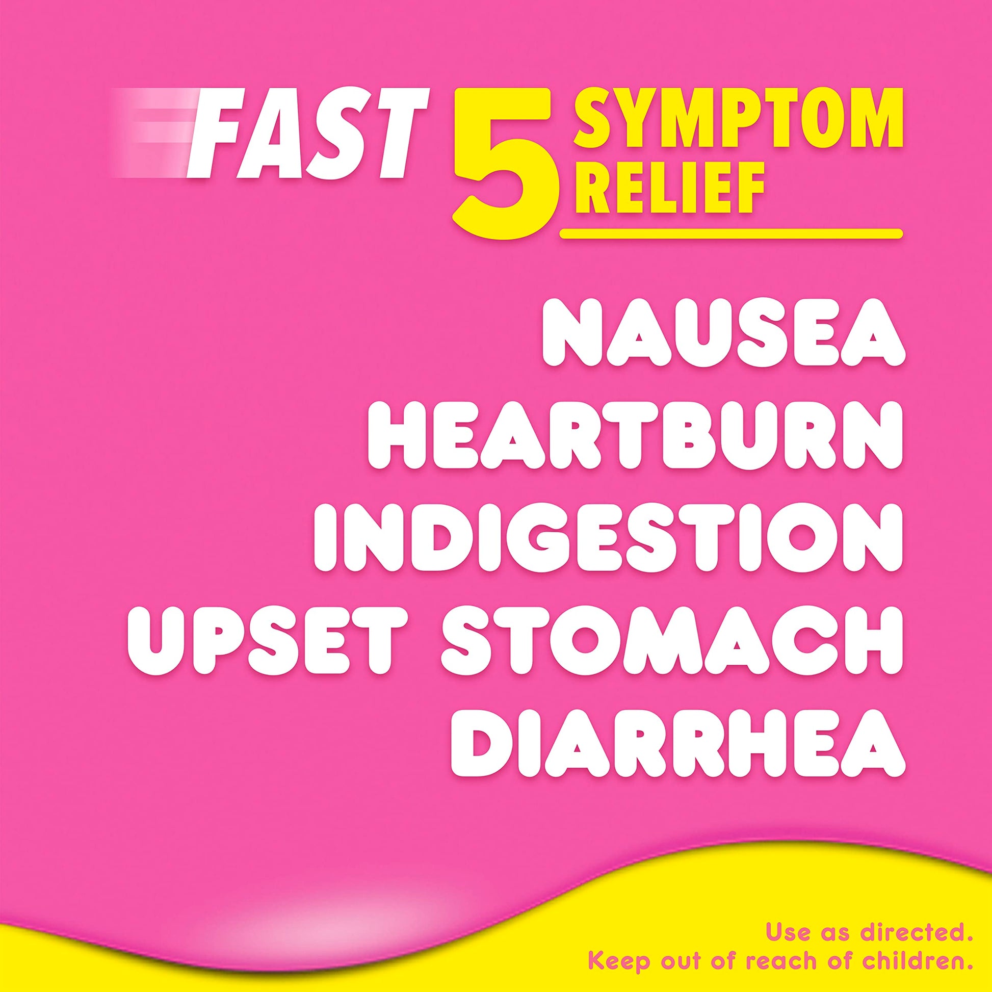 Pepto Bismol Liquicaps, Upset Stomach Relief, Nausea Relief, Heartburn Relief, Indigestion Relief, Anti Diarrhea Medication for Adults - 5 Symptom Fast Relief, No Flavor, 48 ct Pepto Bismol uk supplements