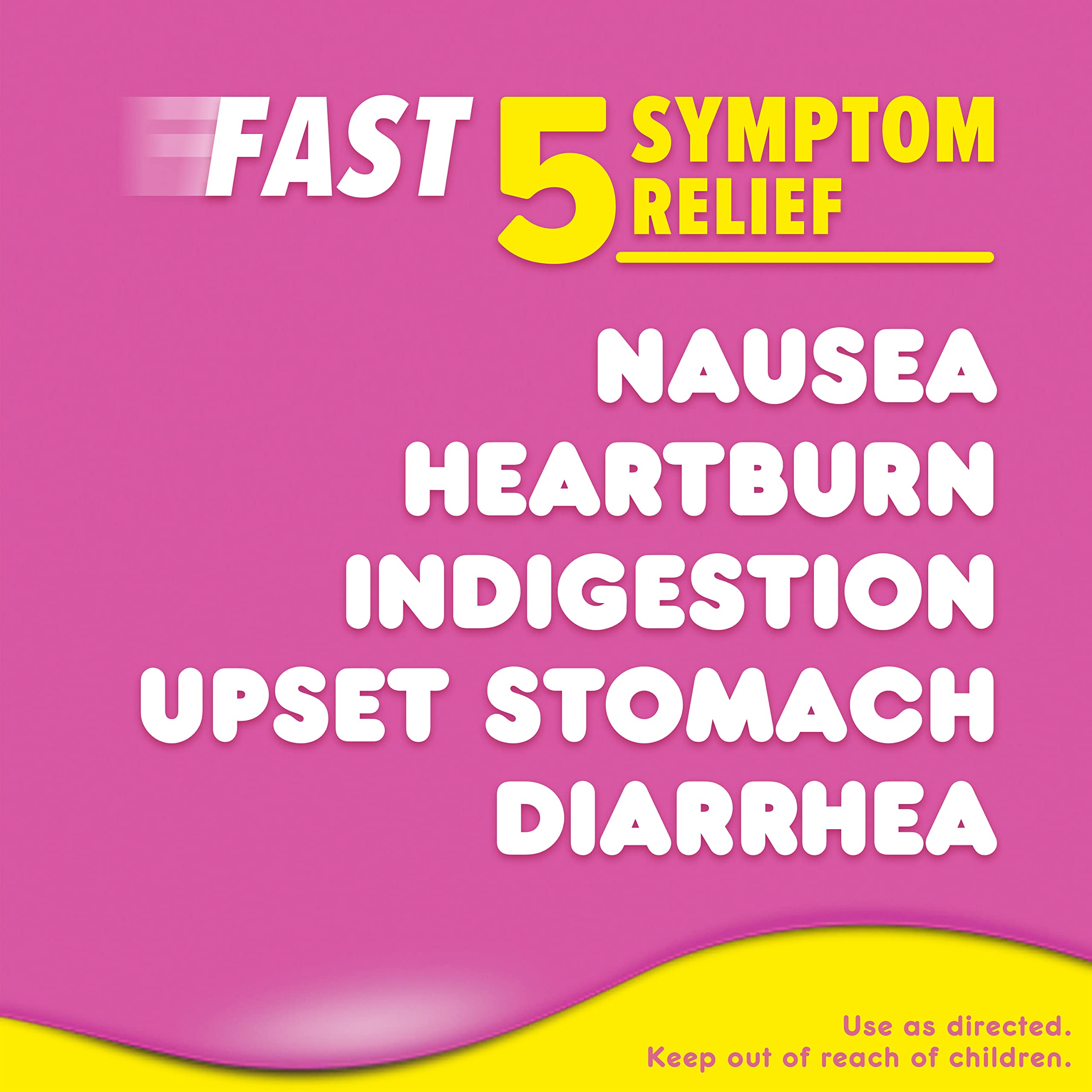 Pepto Bismol Liquicaps, Upset Stomach Relief, Nausea Relief, Heartburn Relief, Indigestion Relief, Anti Diarrhea Medication for Adults - 5 Symptom Fast Relief, No Flavor, 48 ct Pepto Bismol uk supplements