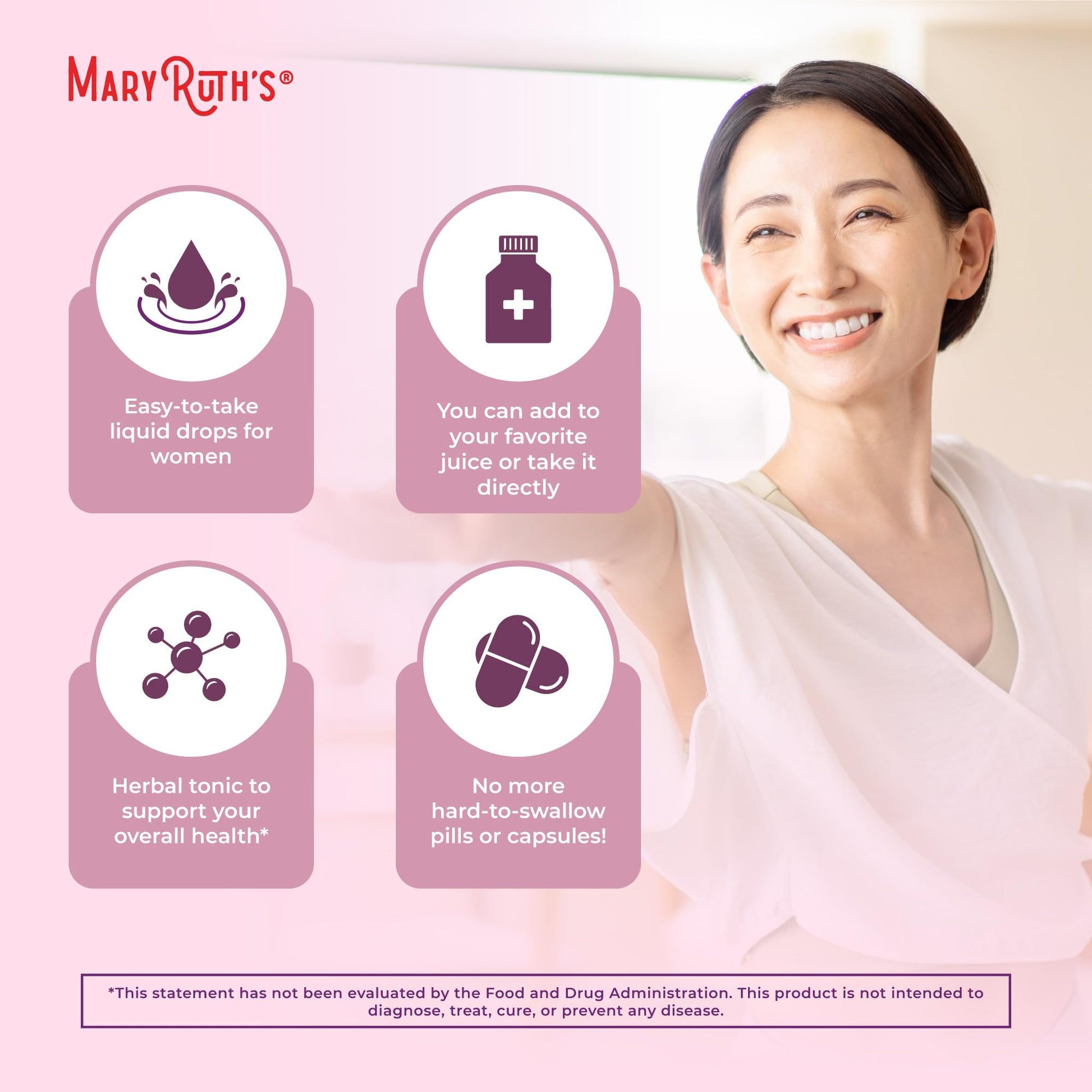 MaryRuth Organics USDA Organic Women's Wellness Liquid Herbal Supplements | Includes Stinging Nettle, Raspberry Leaf, Eleuthero Root, Chaste Tree Berry | Menstrual Support | Non-GMO, Vegan MARYRUTH'S uk supplements
