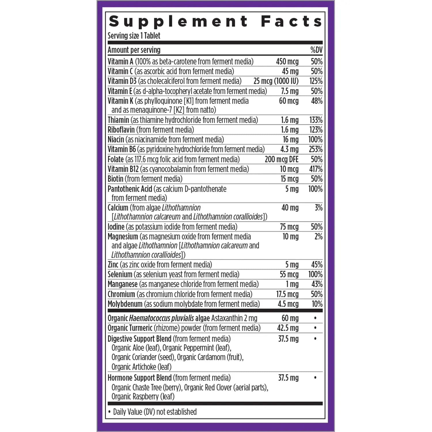 New Chapter Every Women's One Daily 55+ 90ct New Chapter uk supplements