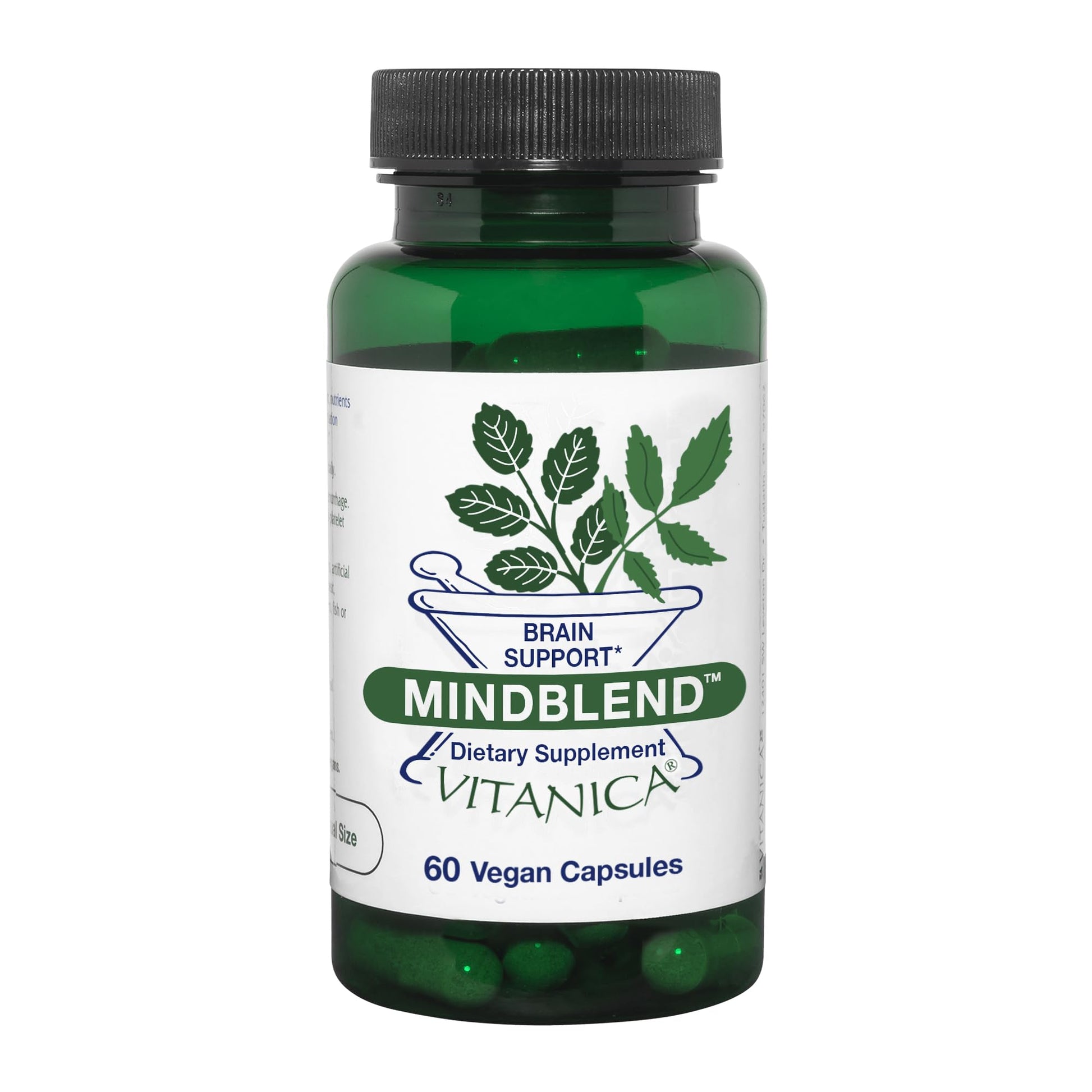 Vitanica MindBlend, Brain Support, Vegan, 60 Capsules Vitanica uk supplements
