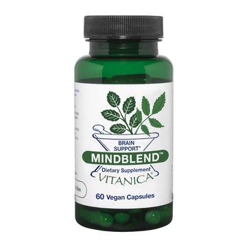 Vitanica MindBlend, Brain Support, Vegan, 60 Capsules Vitanica uk supplements