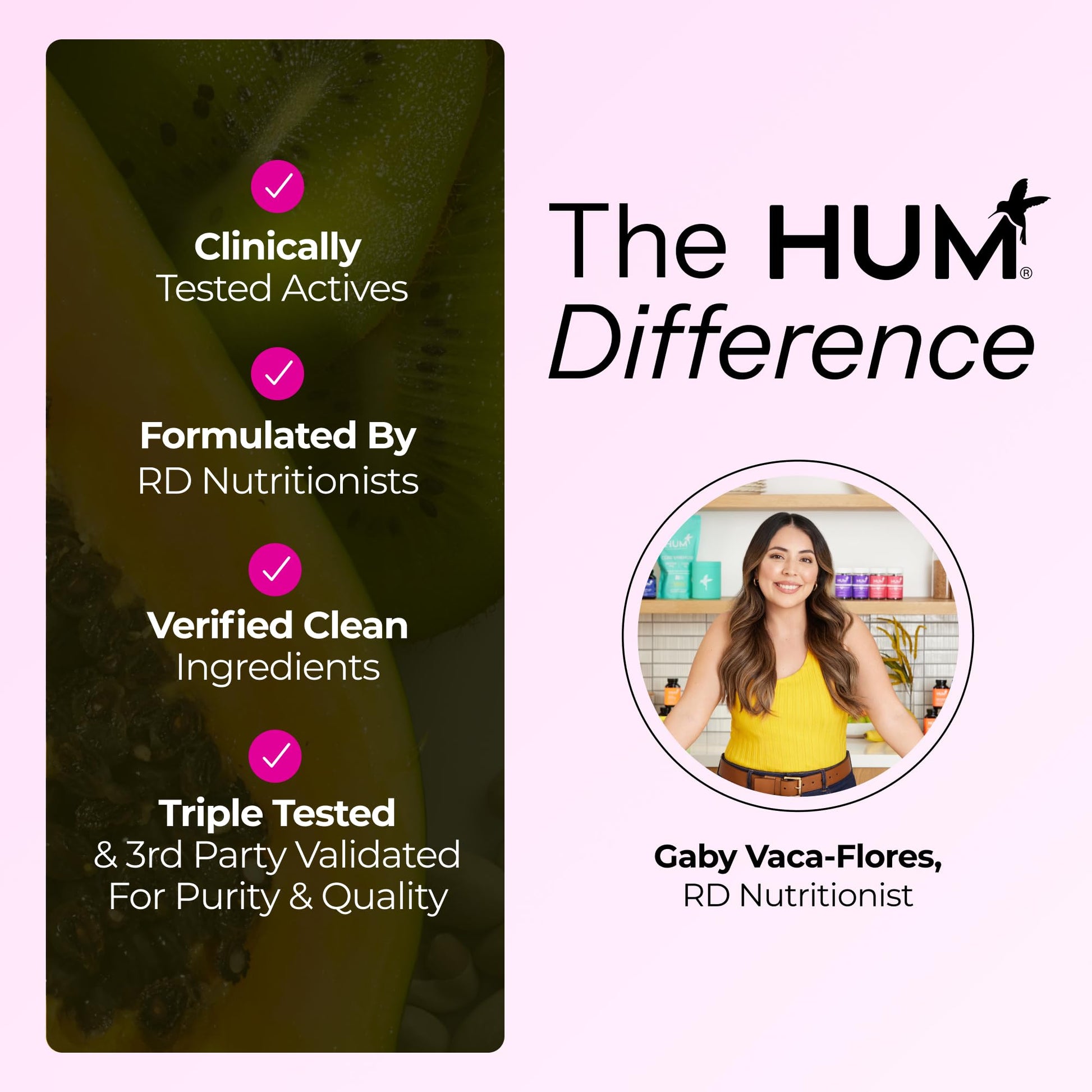 HUM Hair Strong Daily Hair Growth Gummies with Biotin, Zinc, Vitamin B12 to Support Growth, Folic Acid & Vitamin B12 Gummy Vitamins for Healthy Hair Support for Women and Men, 60 Gummies HUM uk supplements