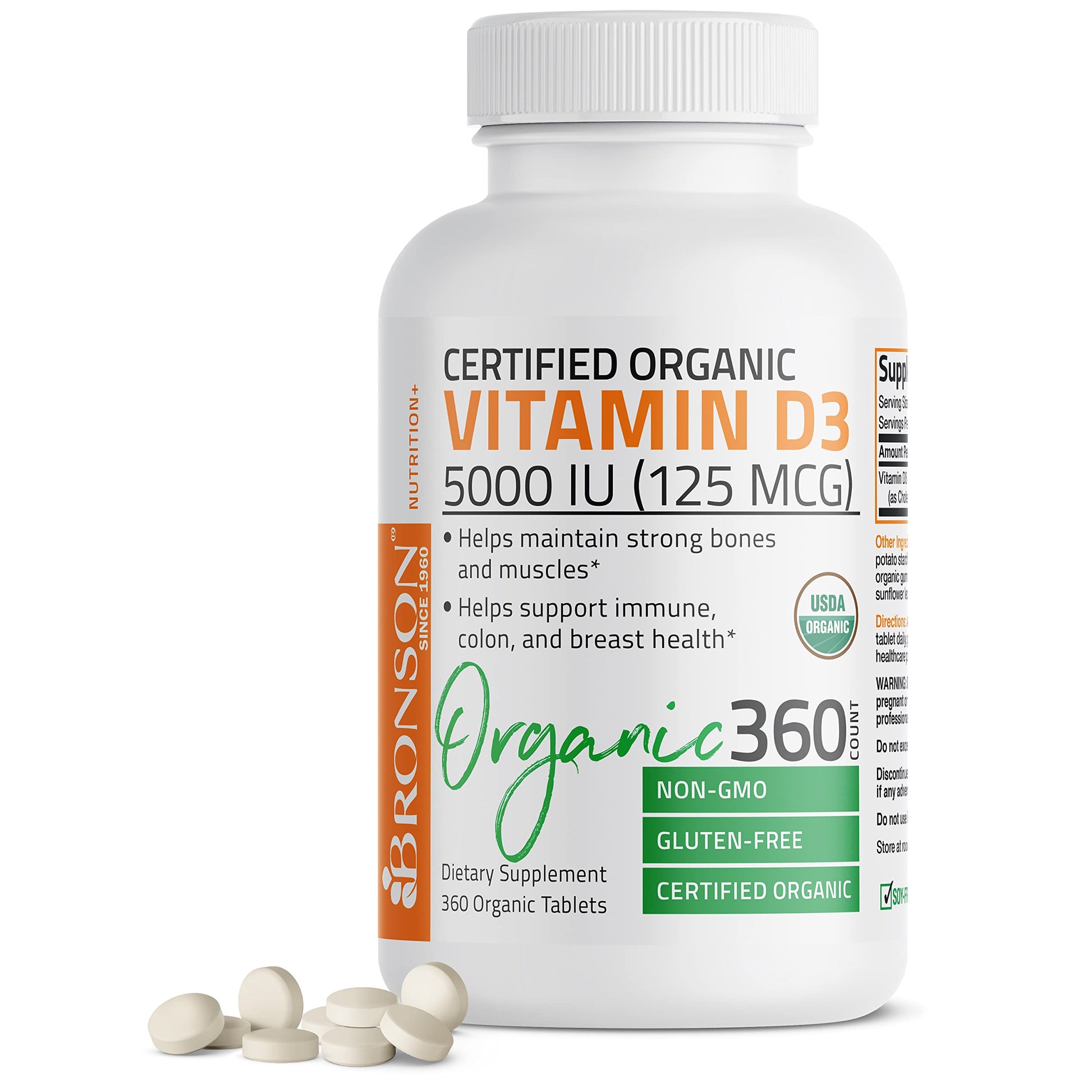 Bronson Vitamin D3 5,000 IU (1 Year Supply) for Immune Support, Healthy Muscle Bronson uk supplements