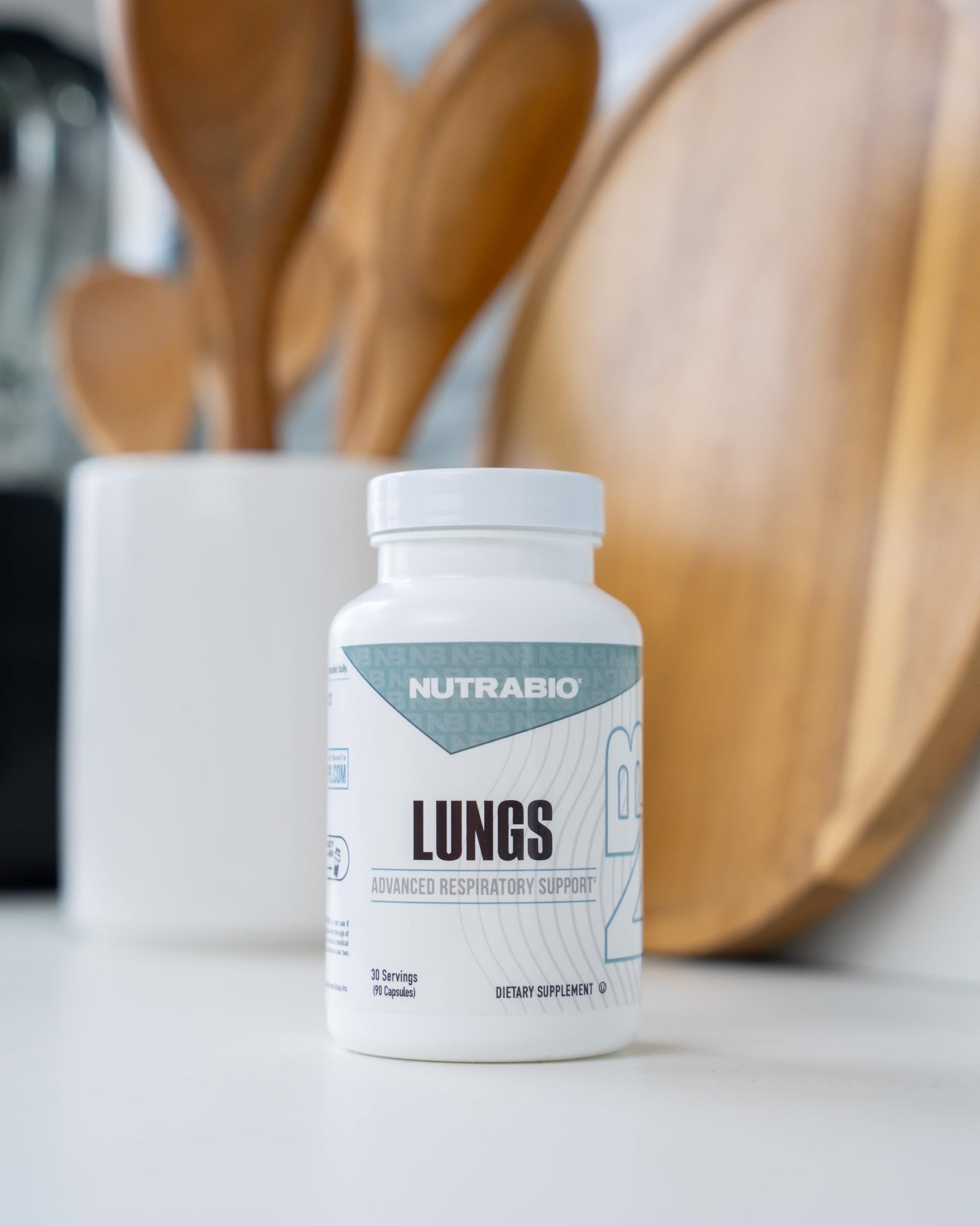 NutraBio Lungs Supplement - Blend of Immuno-LP20 and Natural Extracts to Help Support Respiratory & Immune Health - 90 Capsules NutraBio uk supplements