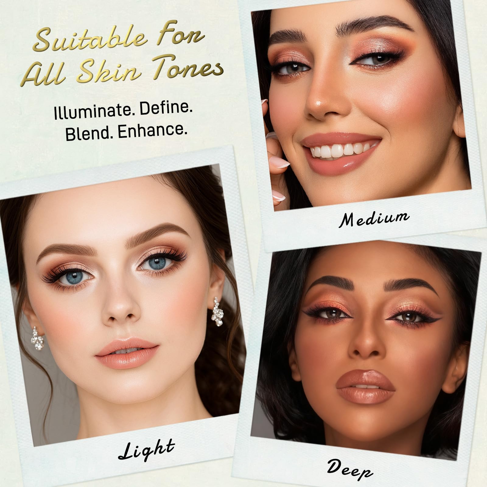 UCANBE Full Size Baked Makeup Palette Set - Include Blush, Bronzer, 8 Eyeshadows & Brushes, Pigmented All-in-One Face & Eye Compact Powder Beauty Holiday Gift Kit for Starter & Pros, Travel Friendly UCANBE uk supplements