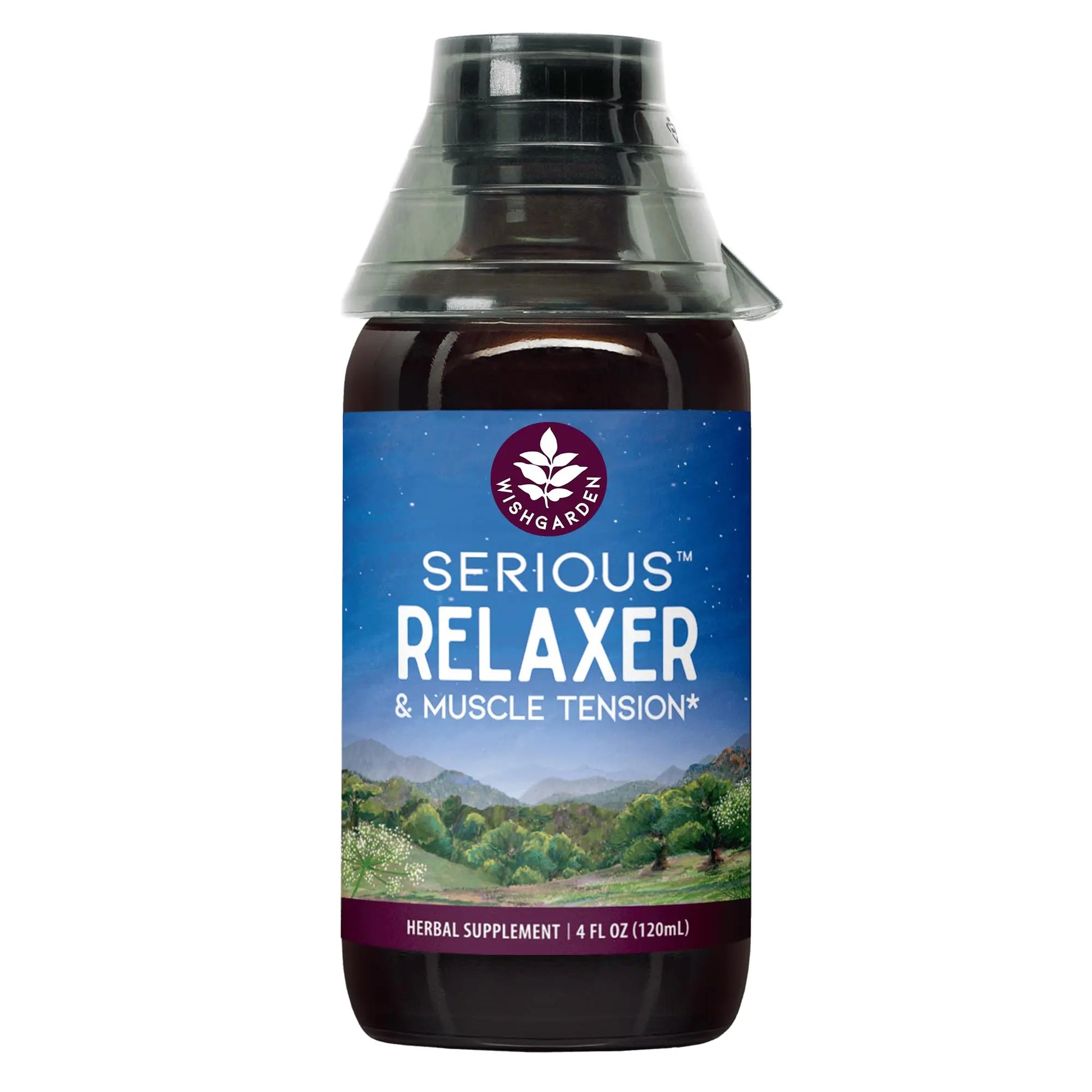 WishGarden Herbs Serious Relaxer, Liquid Herbal Muscle Relaxant with Wild Lettuce & Valerian Root, Eases Neck & Shoulder Tension, Tense Muscles, Muscle Spasms & Restless Legs, Non-GMO, Vegan, 4oz WishGarden uk supplements