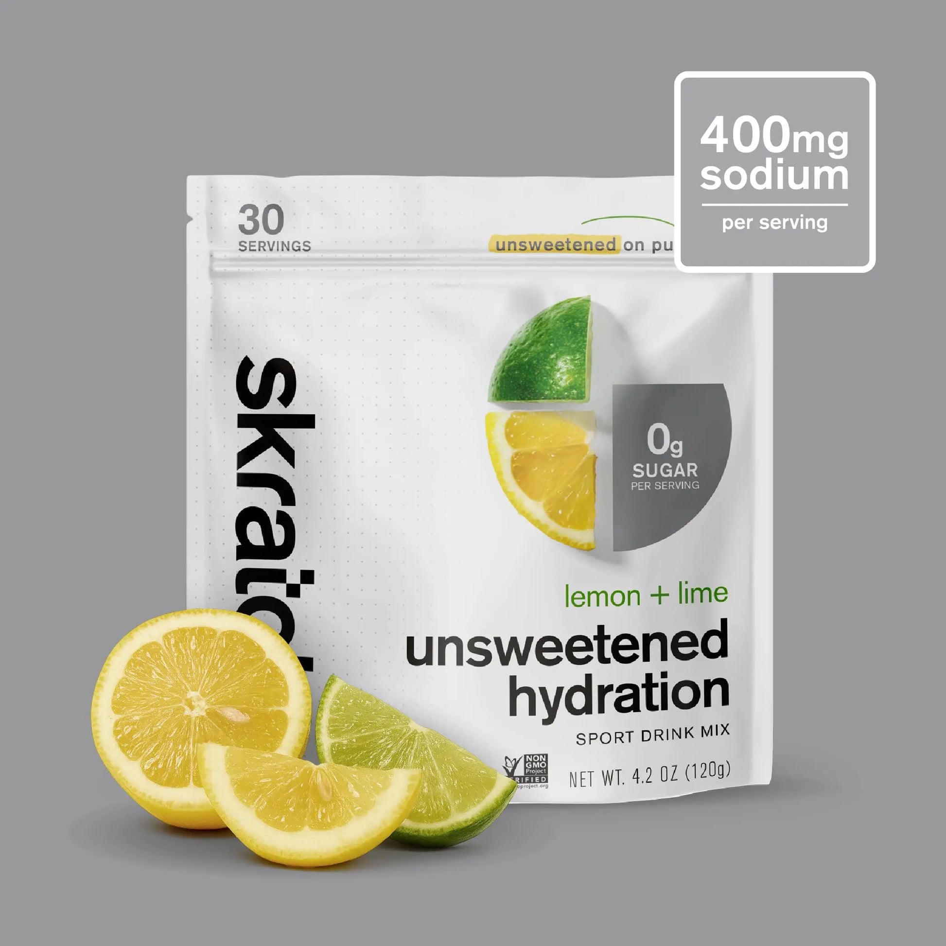 Skratch Labs Unsweetened Hydration Sport Drink Mix | Sugar Free | Electrolytes Booster | Lemon + Lime - 30 Servings | Non-GMO Skratch Labs uk supplements