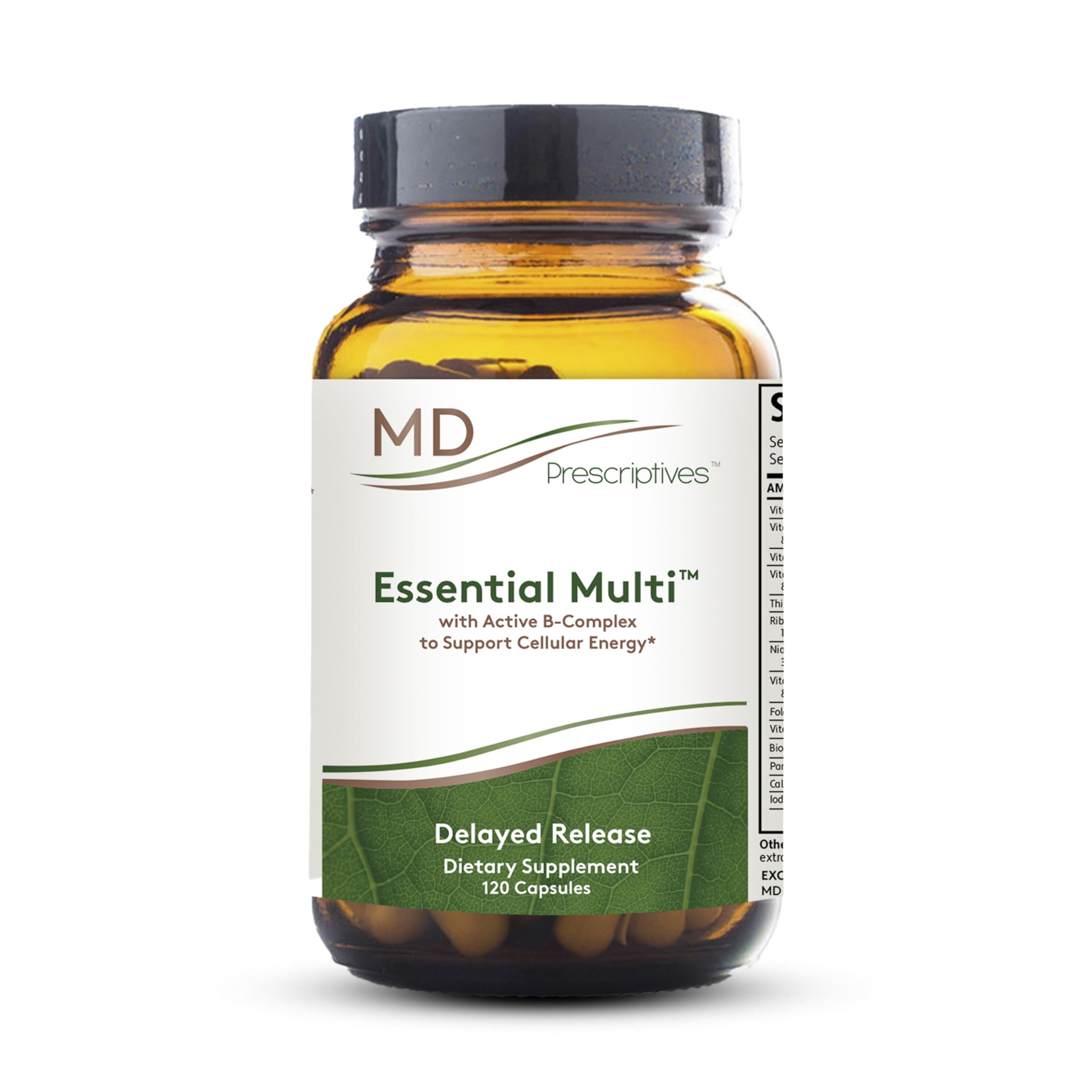MD Prescriptives - Essential Multi (Delayed Release) - Multivitamin Mineral Complex Supplement for Enhanced Hormone Support - 120 Capsules MD Prescriptives uk supplements
