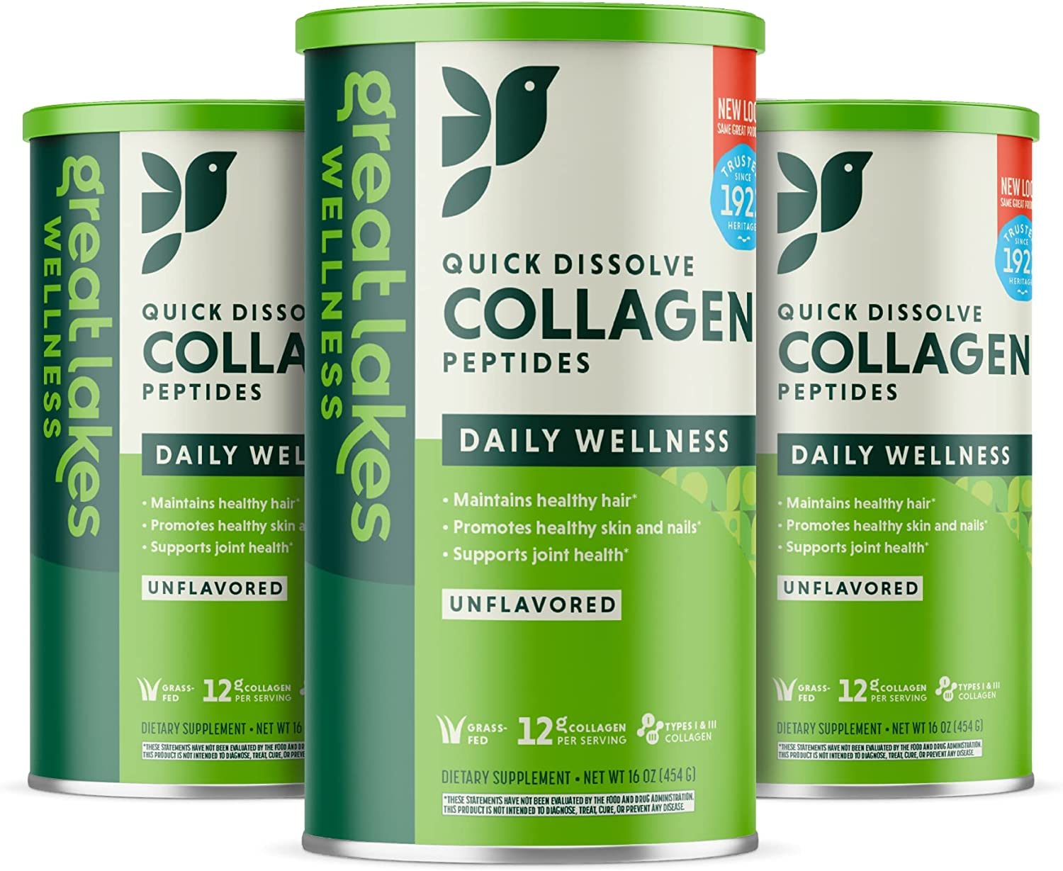 Great Lakes Gelatin Collagen Hydrolysate 454g (UK/EU Compliant can) (3) Great Lakes Gelatin uk supplements