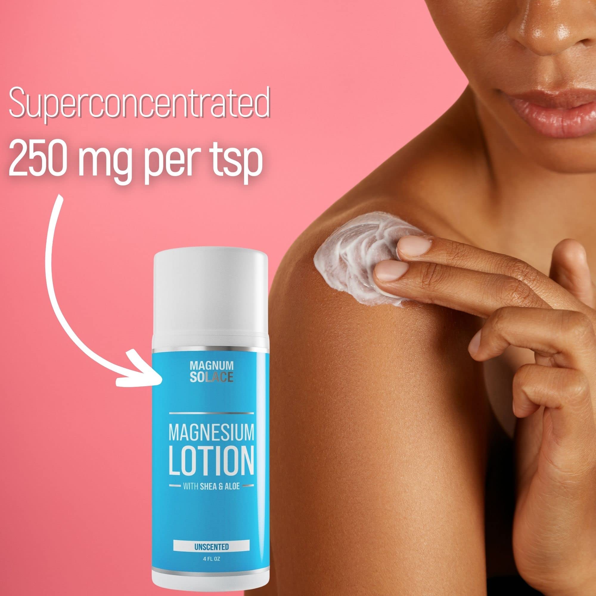 Magnesium Lotion with Shea Butter – Apply to Legs – Alternative to Topical Magnesium Cream Magnum Solace uk supplements