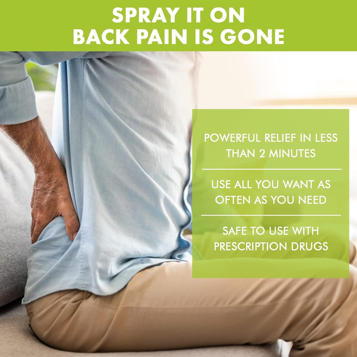 Premiere's Pain Spray All-Natural Menthol & Peppermint Oil Herbal Blend for Joint and Nerve Pain, Muscle Soreness, Sprains, Cramps, Sports Injuries, Back Pain & Neck Shoulder Aches - One Pack Premiere's Pain Spray uk supplements