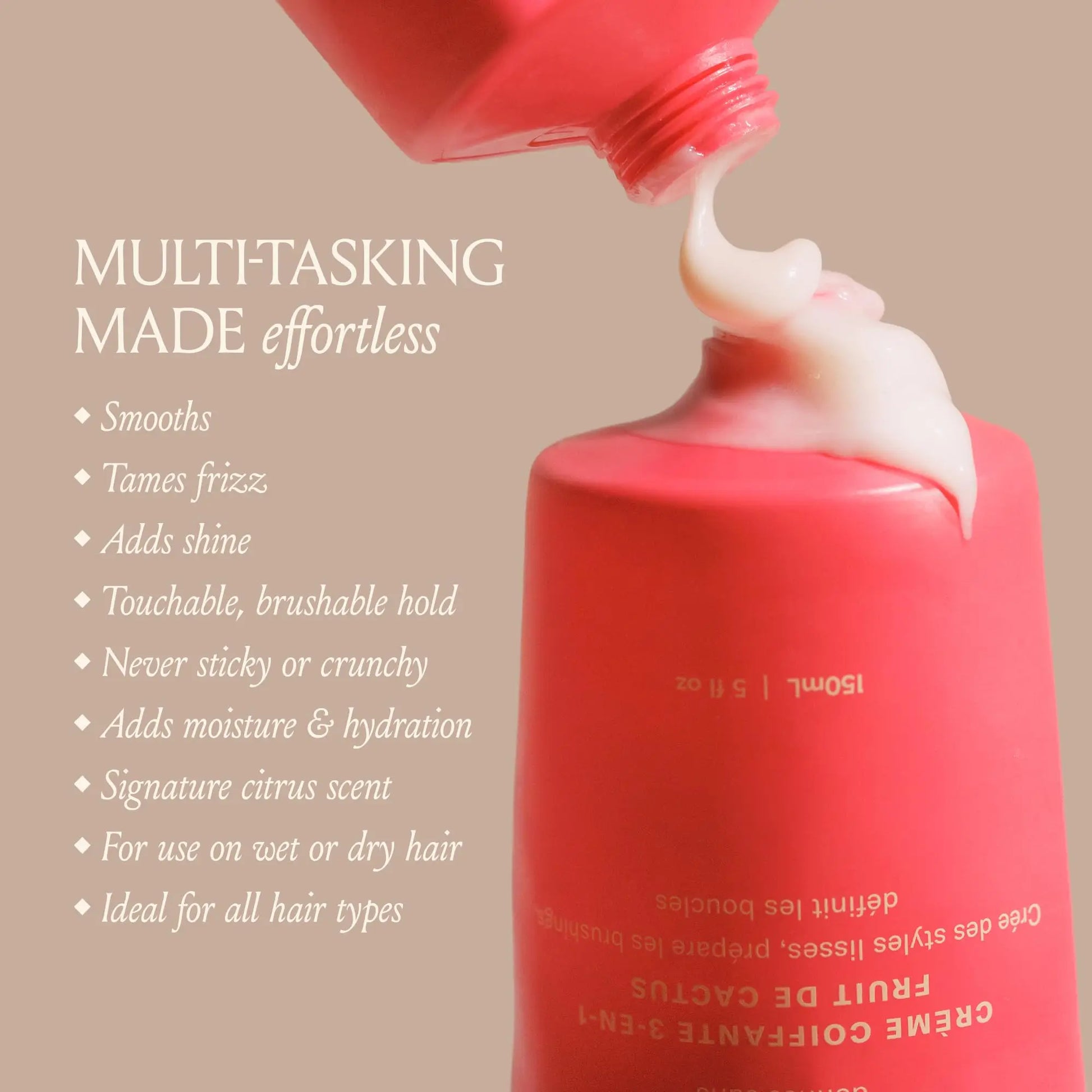 DAE Cactus Fruit 3-In-1 Styling Cream - Smooth Styles, Prep Shiny Blowouts, Defines Curls (5 oz.) DAE uk supplements