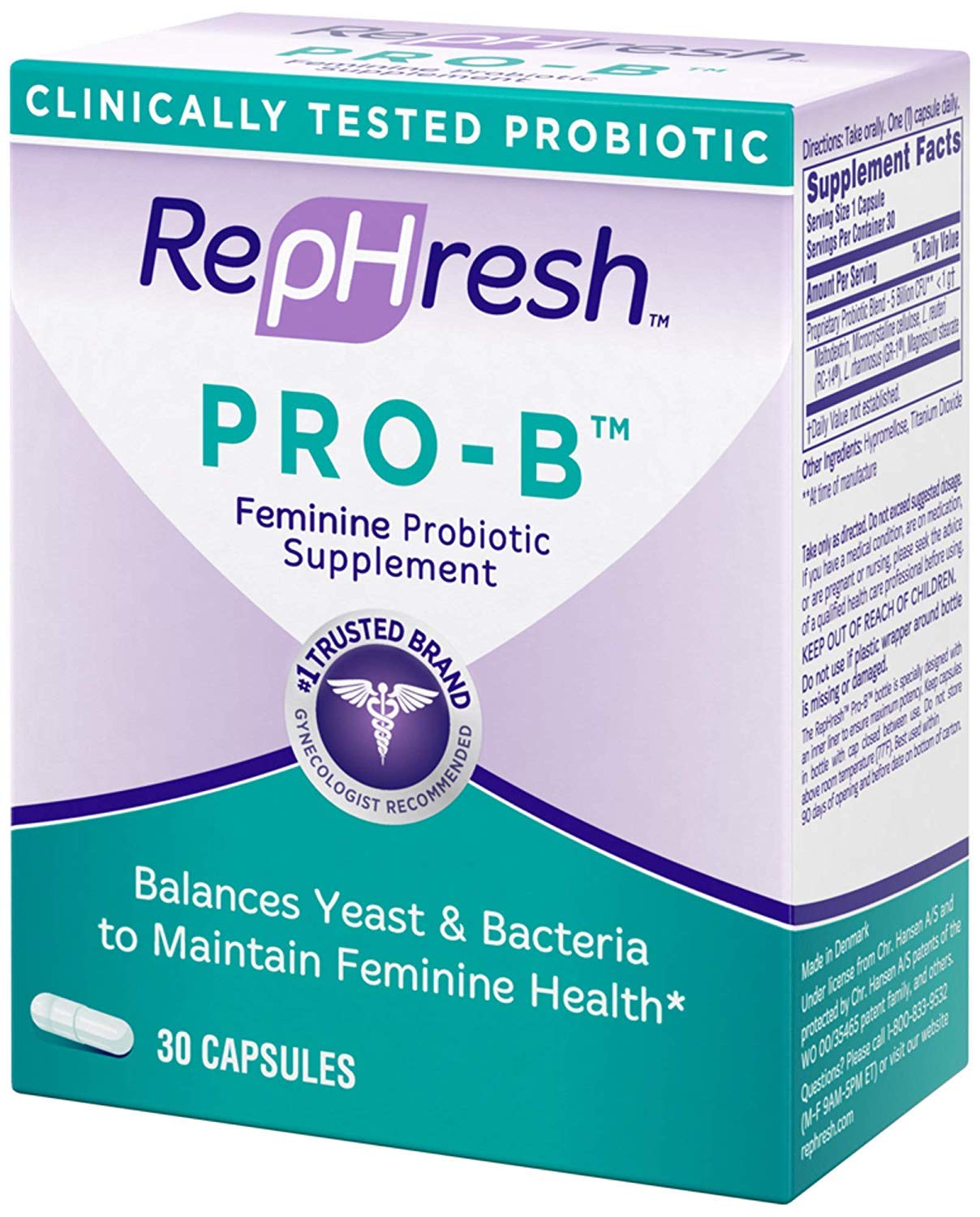 RepHresh Pro-B Probiotic Feminine Supplement - 5 Pack My Store uk supplements