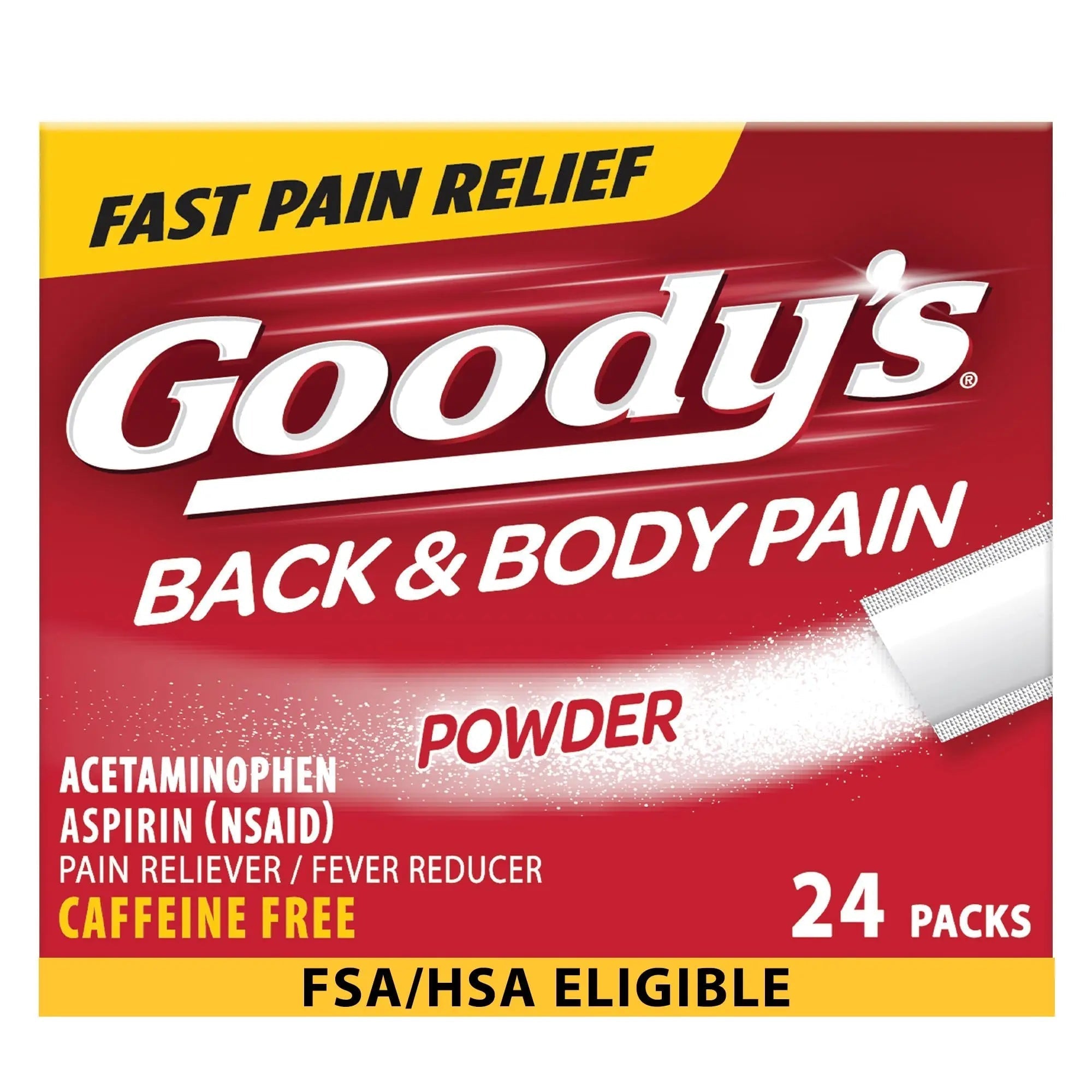 Goody's Back and Body Pain Relief Powder, 24 ct (Pack of 1) Goody's uk supplements