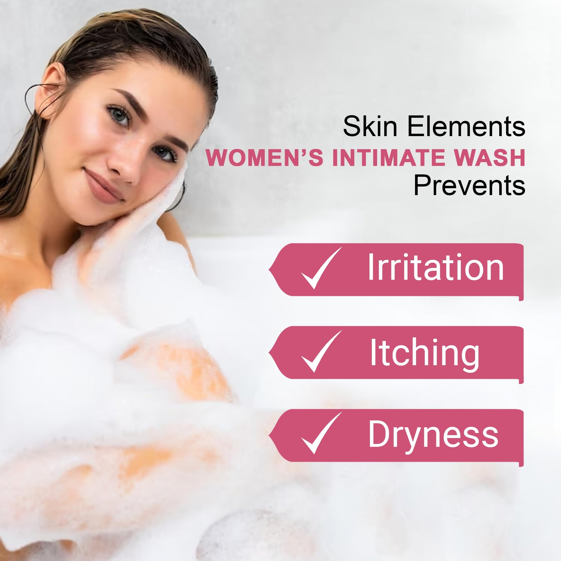 Skin Elements Intimate wash for Women (4.05 Fl Oz.) with Rose & Chamomile Water Skin Elements uk supplements