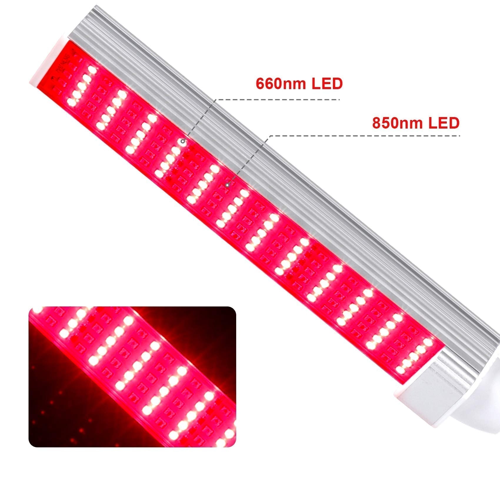 MAINENG Infrared & Red Light Therapy Lamp with Timer, 660nm & 850nm LED - M7685 MAINENG uk supplements